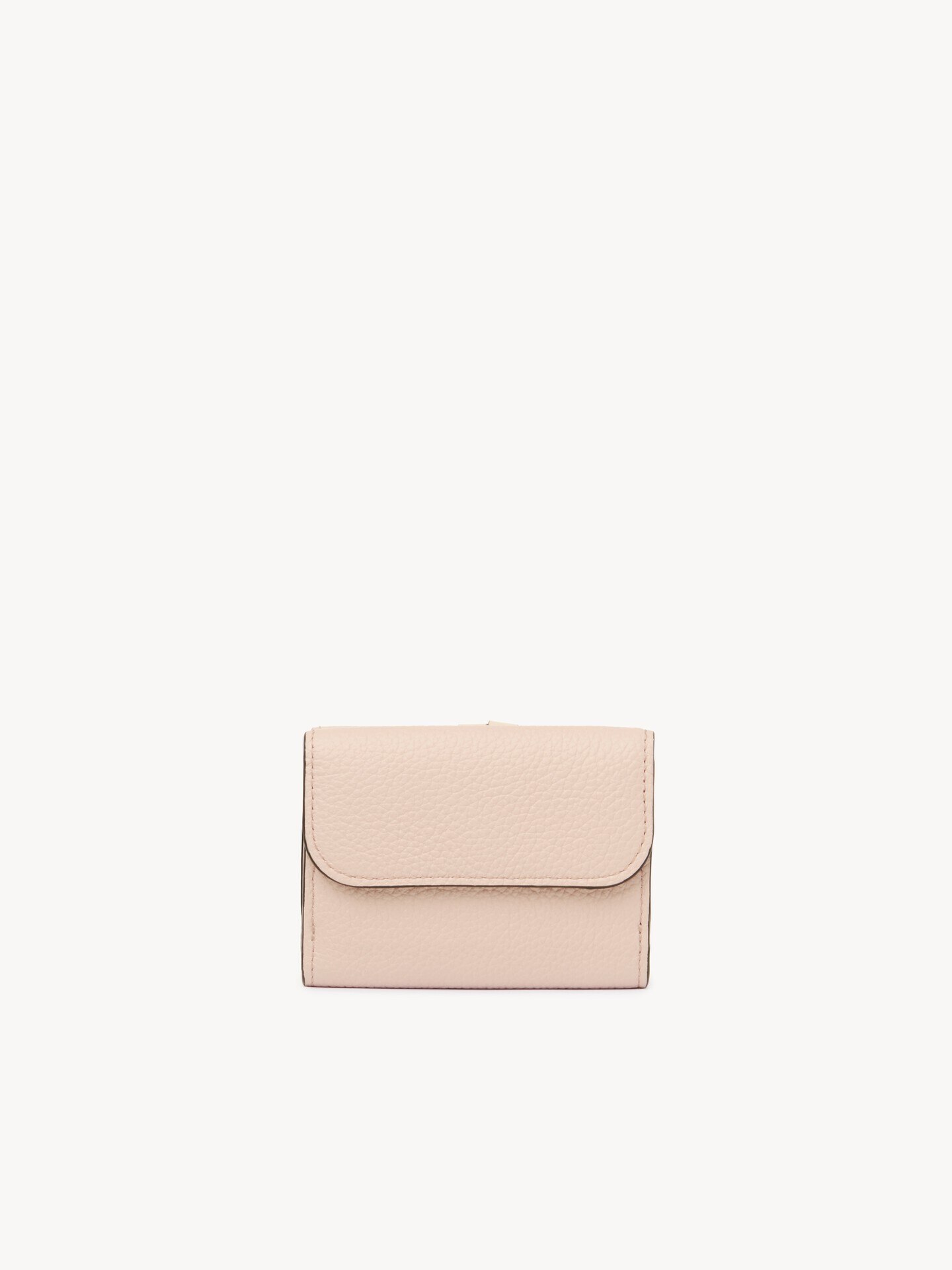 Mini Alphabet tri-fold in grained leather - 4