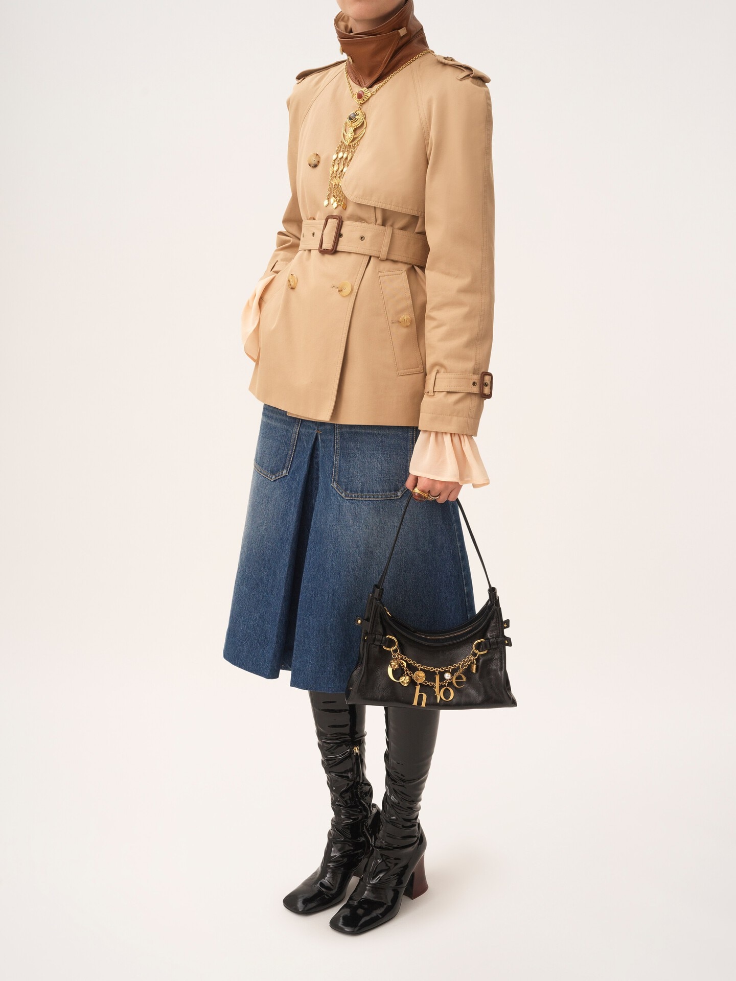 Chloé Charms hobo bag in shiny leather - 8