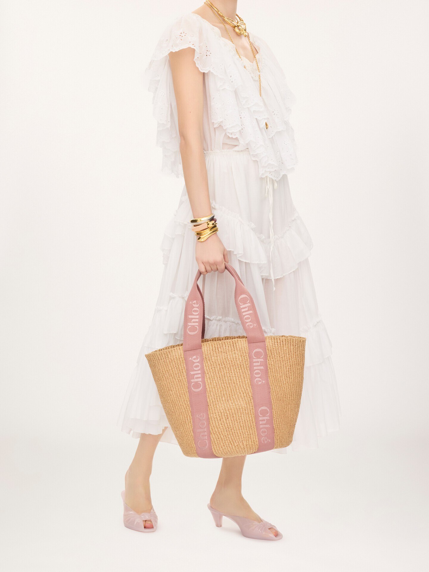 Large Woody basket in natural fibres - 9