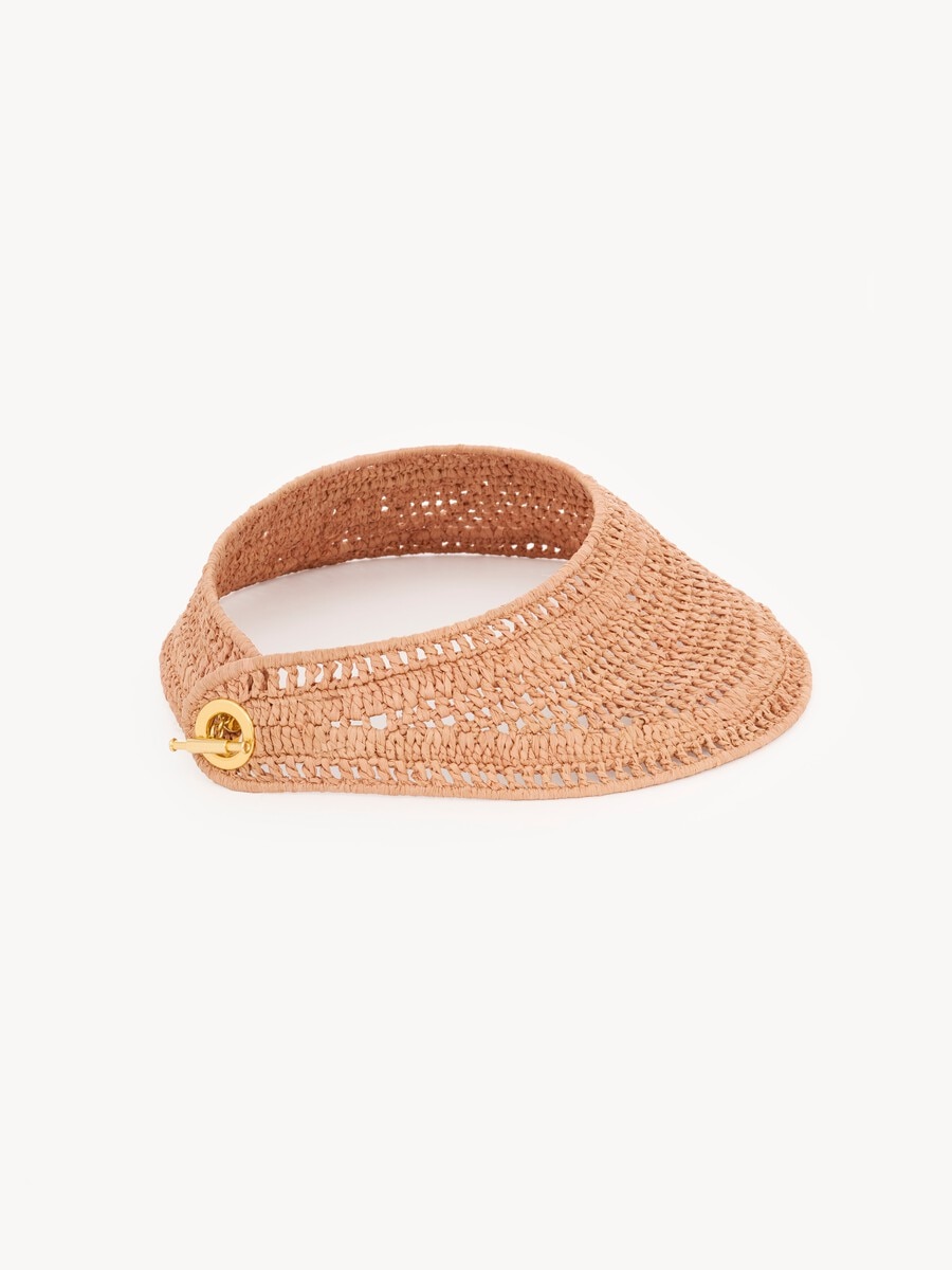 The Chlo&eacute; Raffia visor - 6
