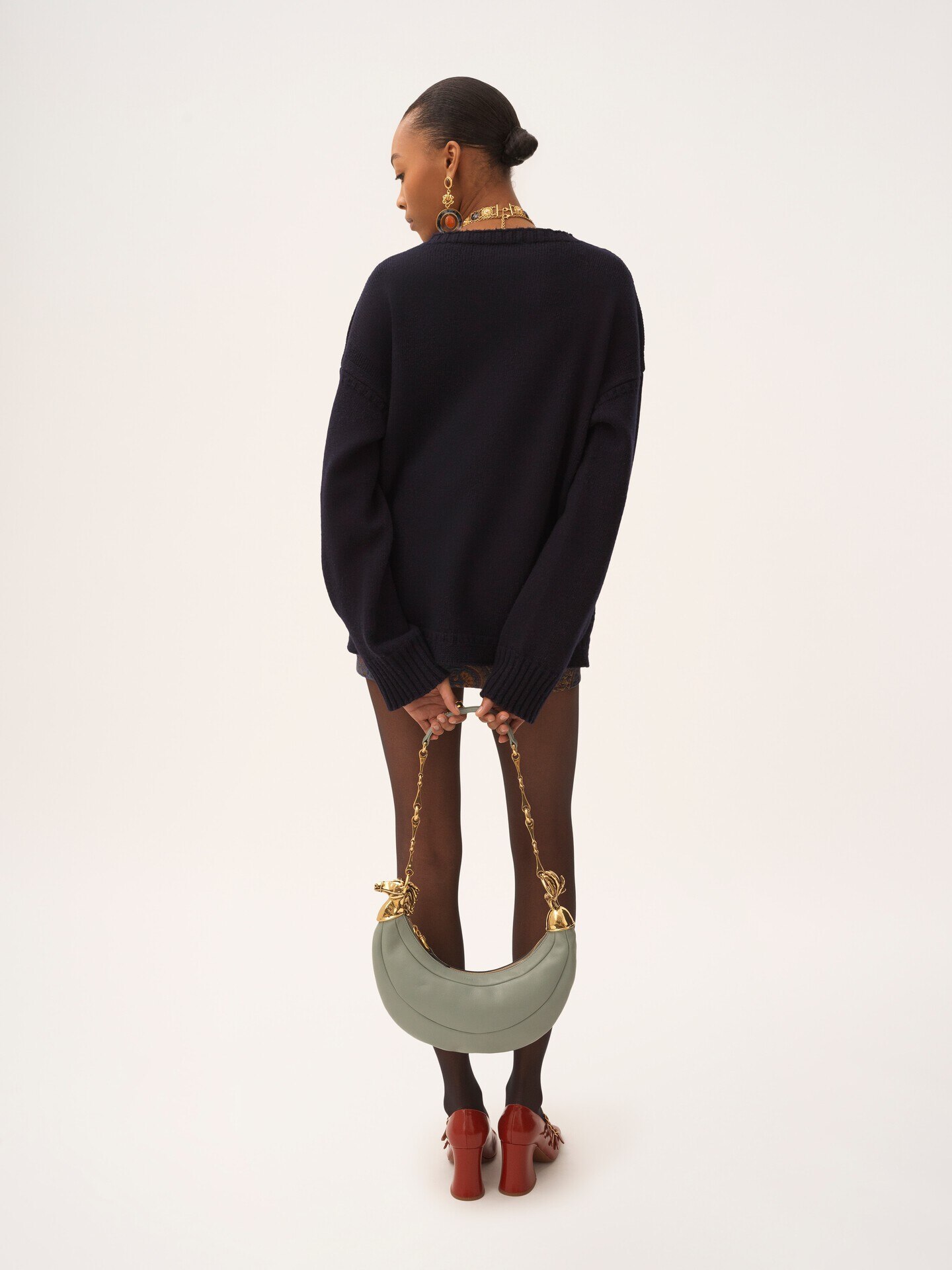Logo jumper in a wool & cashmere knit - 5