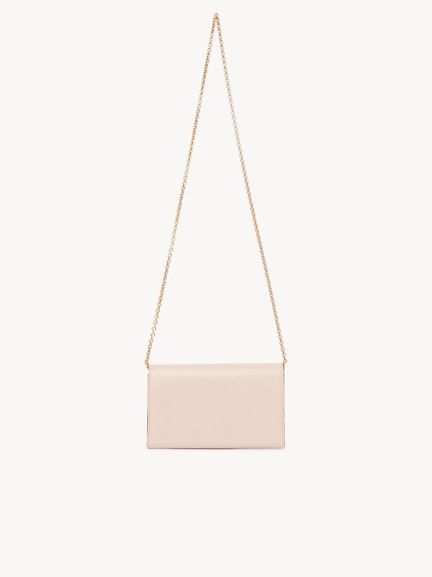 Chloé Iconic flap wallet on chain in shiny leather - 5