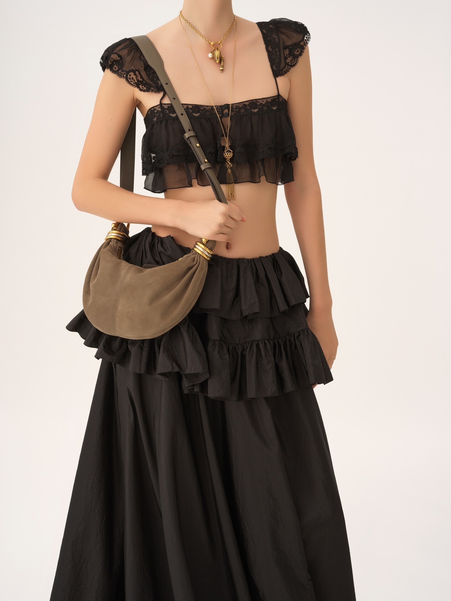 Mini Bracelet Hobo bag de ante - 3