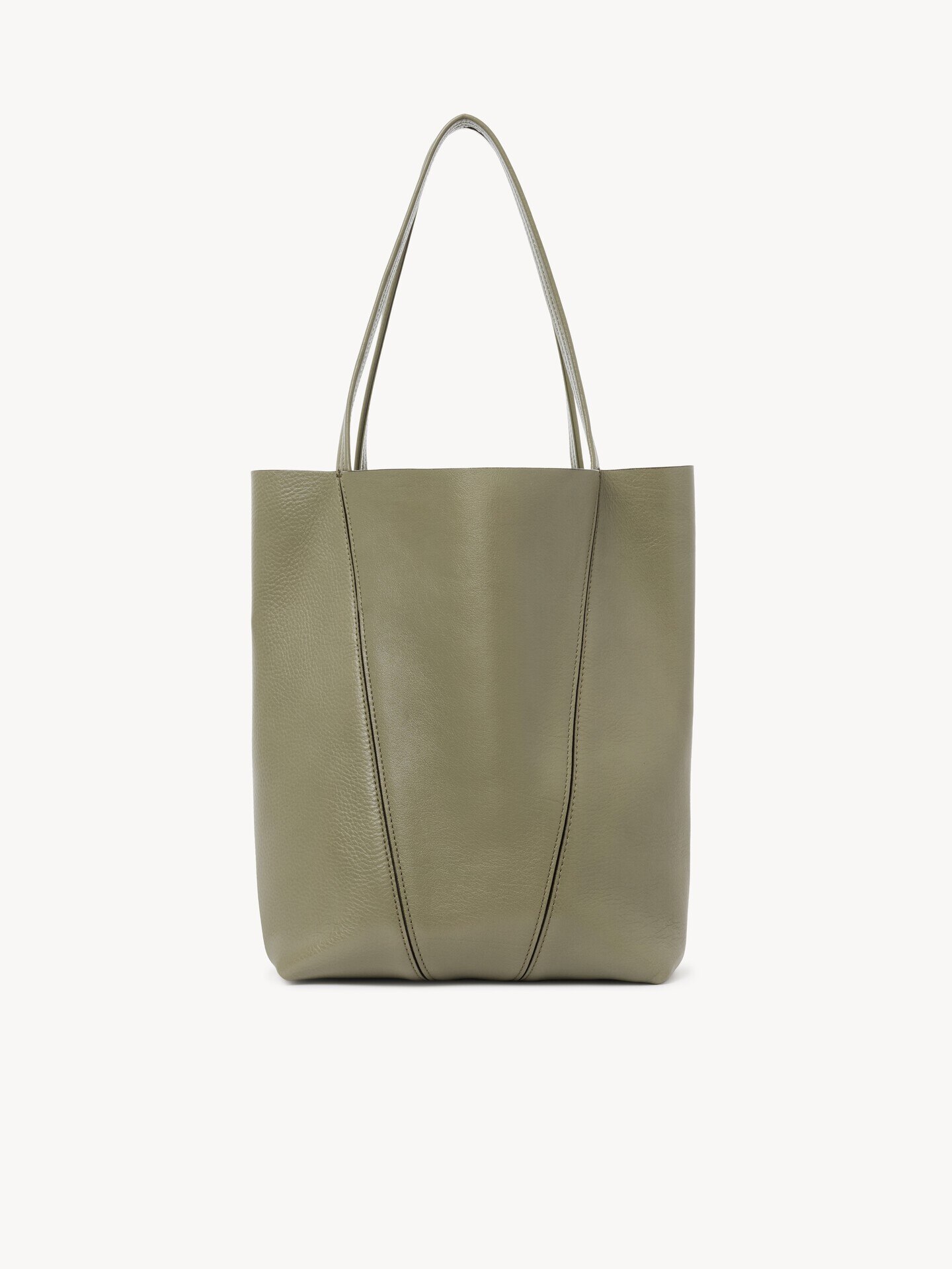 Chloé Spin tote bag in grained leather - 5