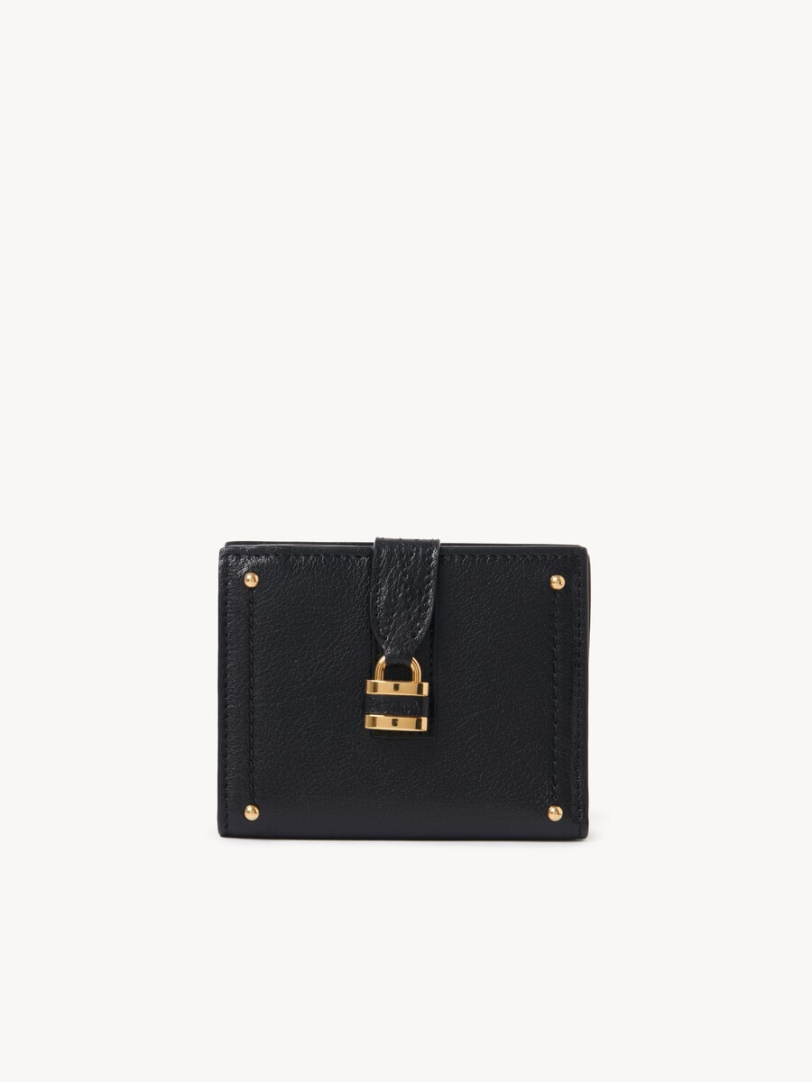 Paddington square wallet in grained leather - 2