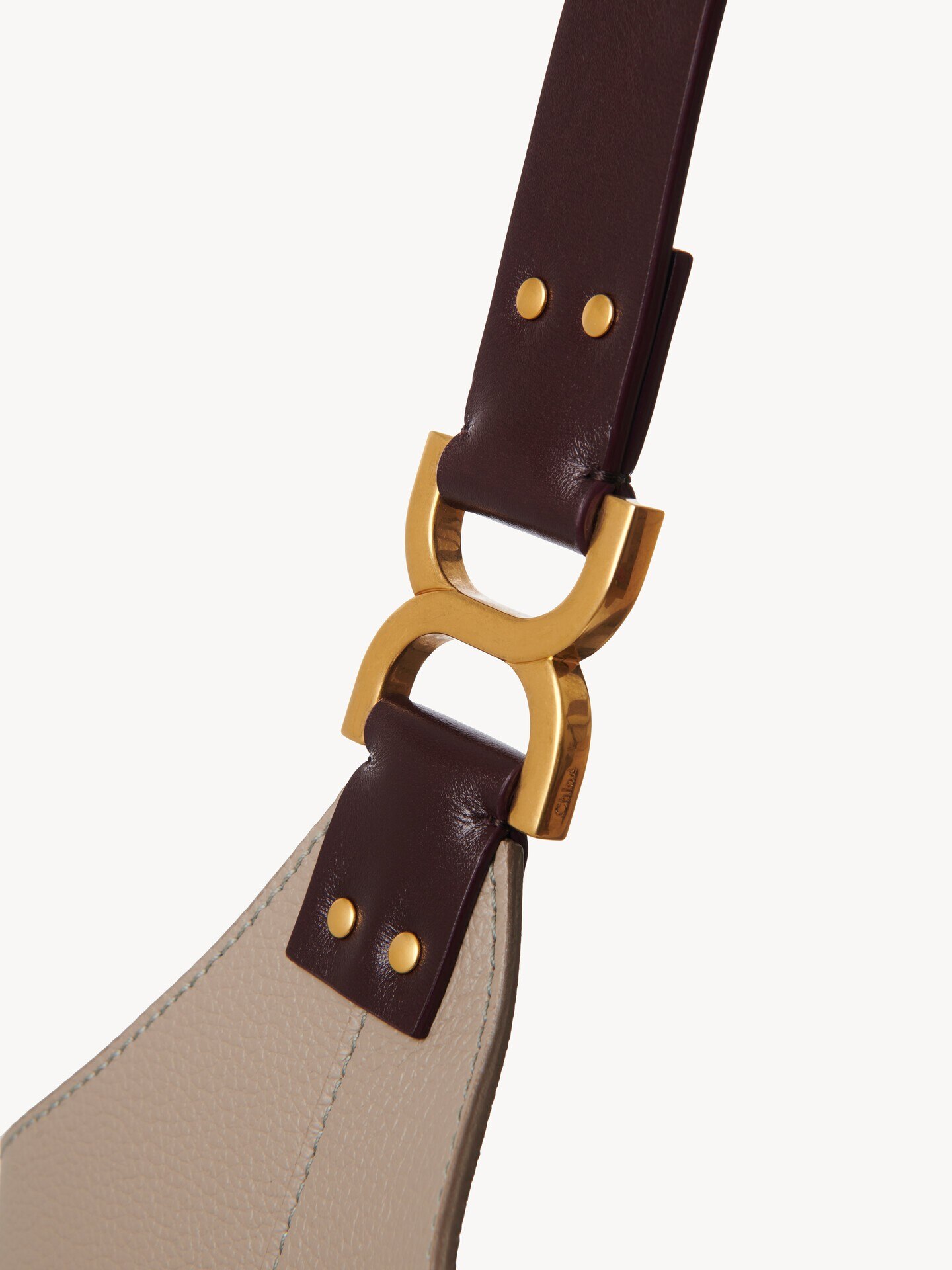 Marcie hobo bag in grained leather - 8