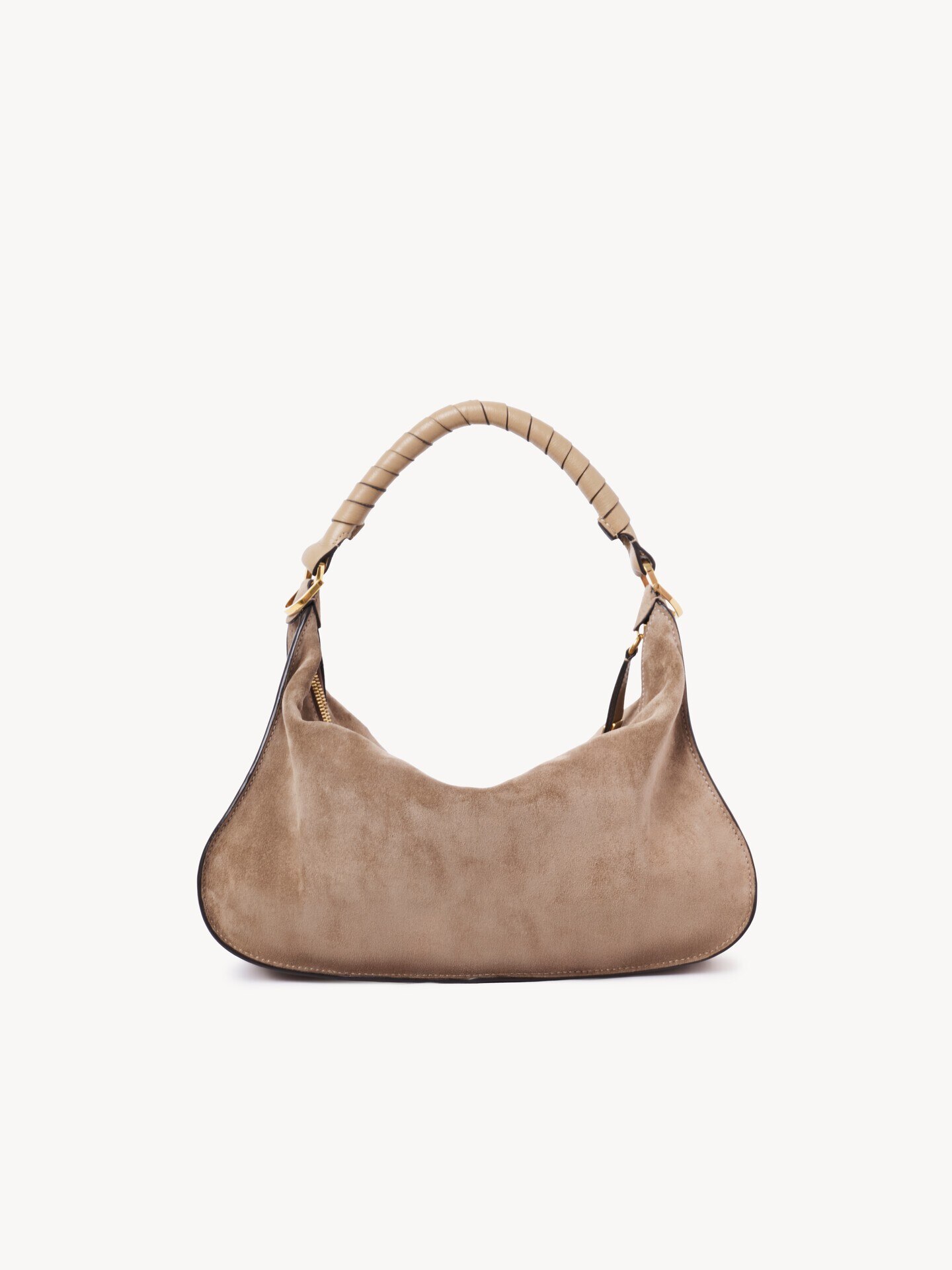 Small Marcie shoulder bag in suede leather - 6
