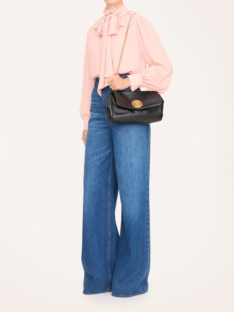 Bolso de hombro Chlo&eacute; Heritage de cuero granulado - 8