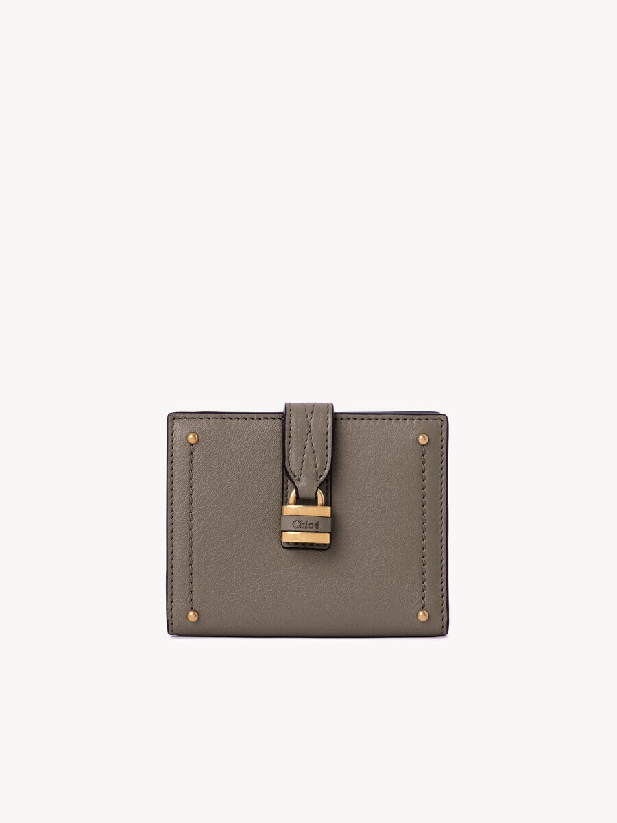 Paddington square wallet in grained leather - 2