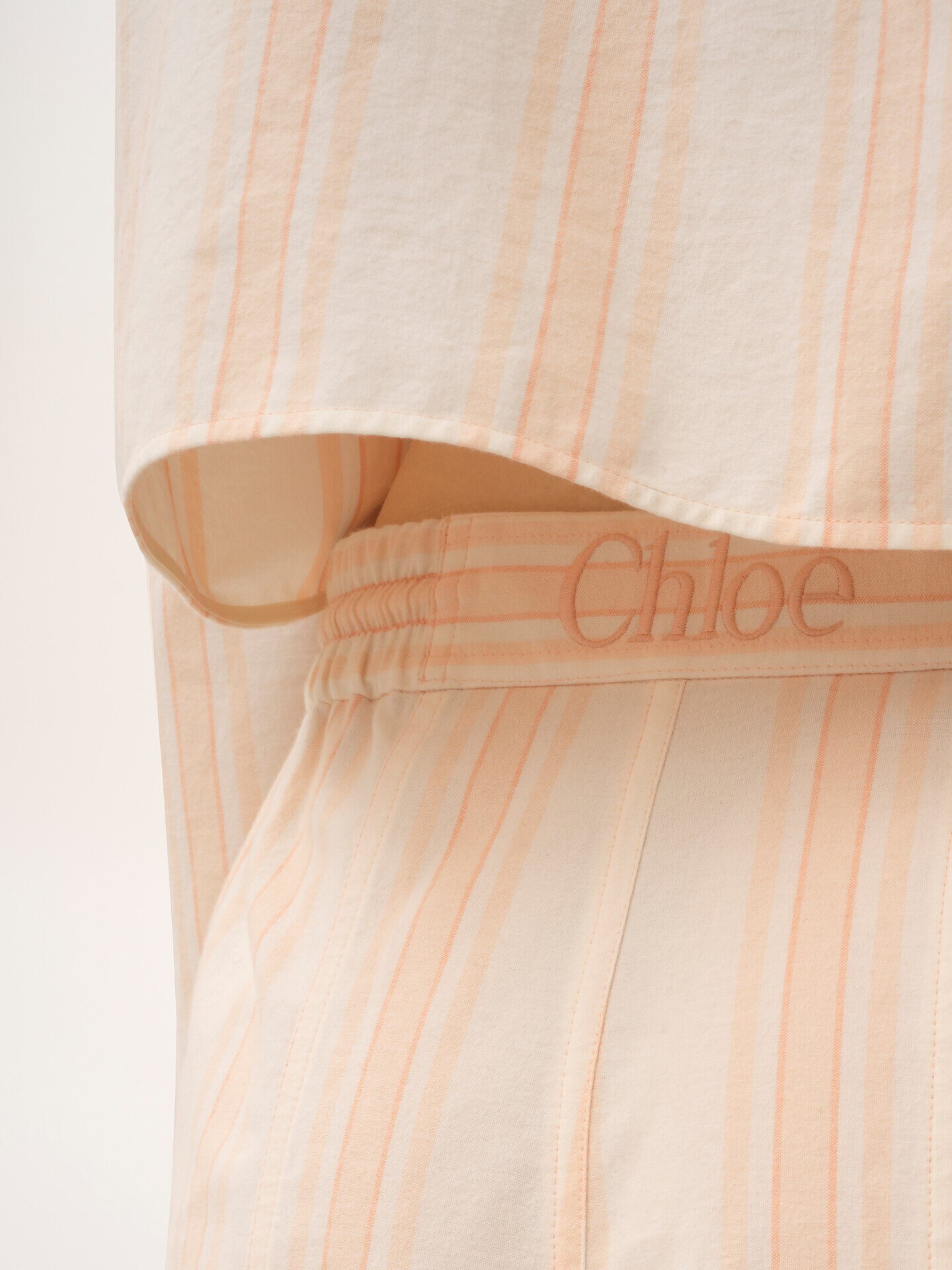 Turn-up drawstring shorts in cotton - 7