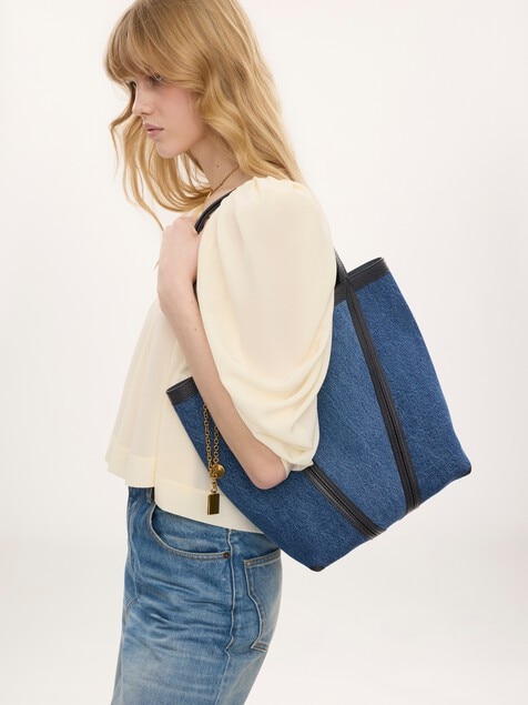 Bolso tote Chlo&eacute; Spin de tejido vaquero