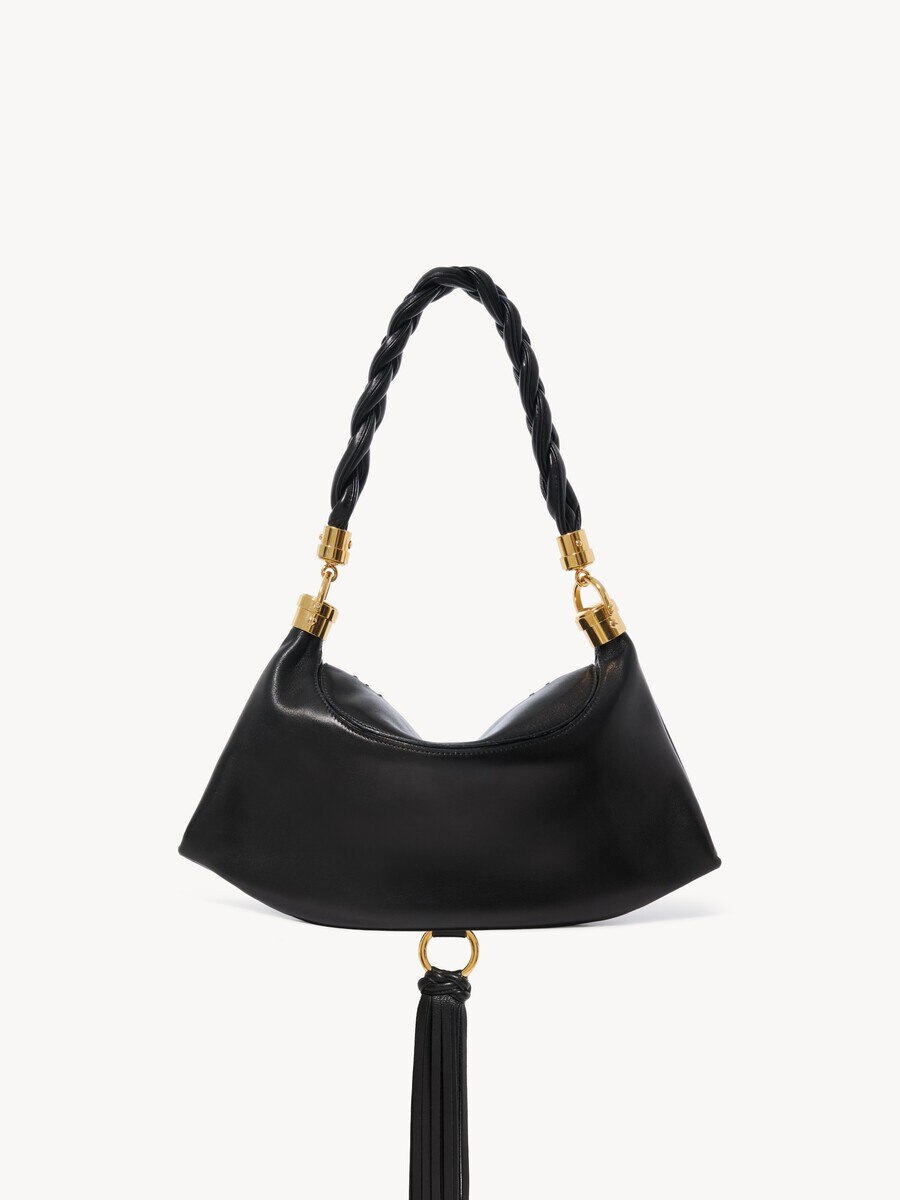 Small Marcie Foulard hobo bag in soft leather - 5
