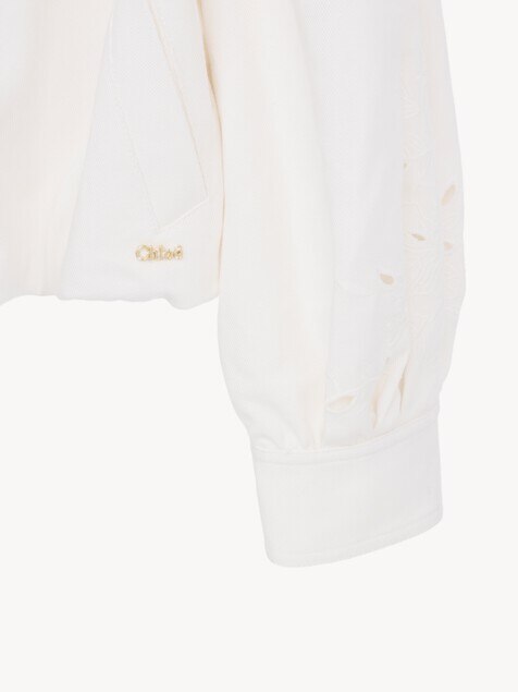 Chaqueta fruncida infantil