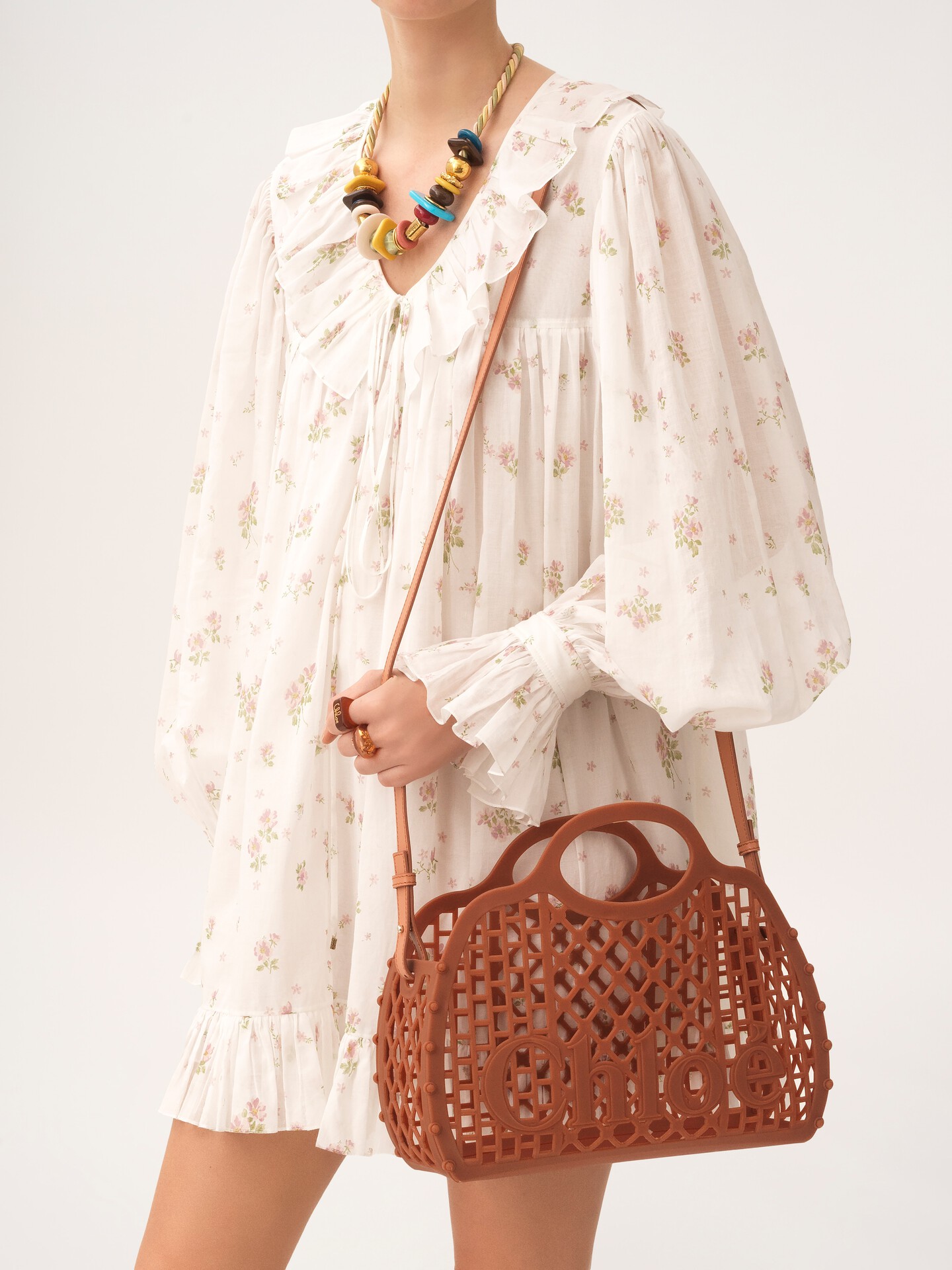 Chloé Cage tote bag in jelly - 3