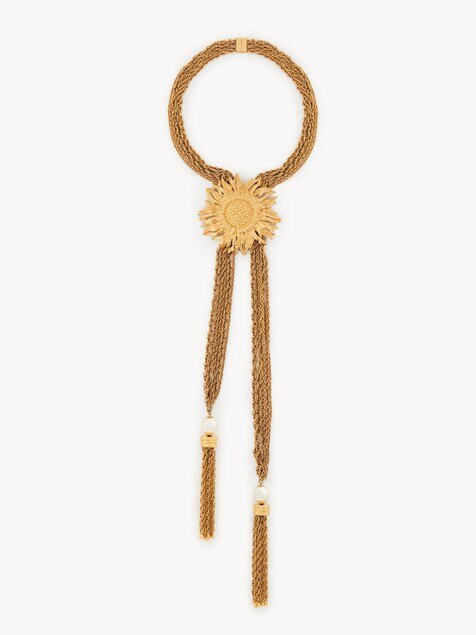 The Chloé Sunflower necklace