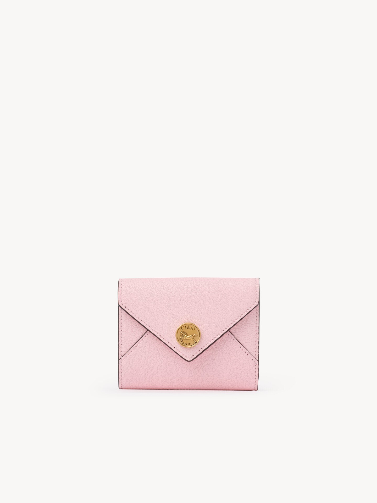 Small Envelope tri-fold in grained leather - 2