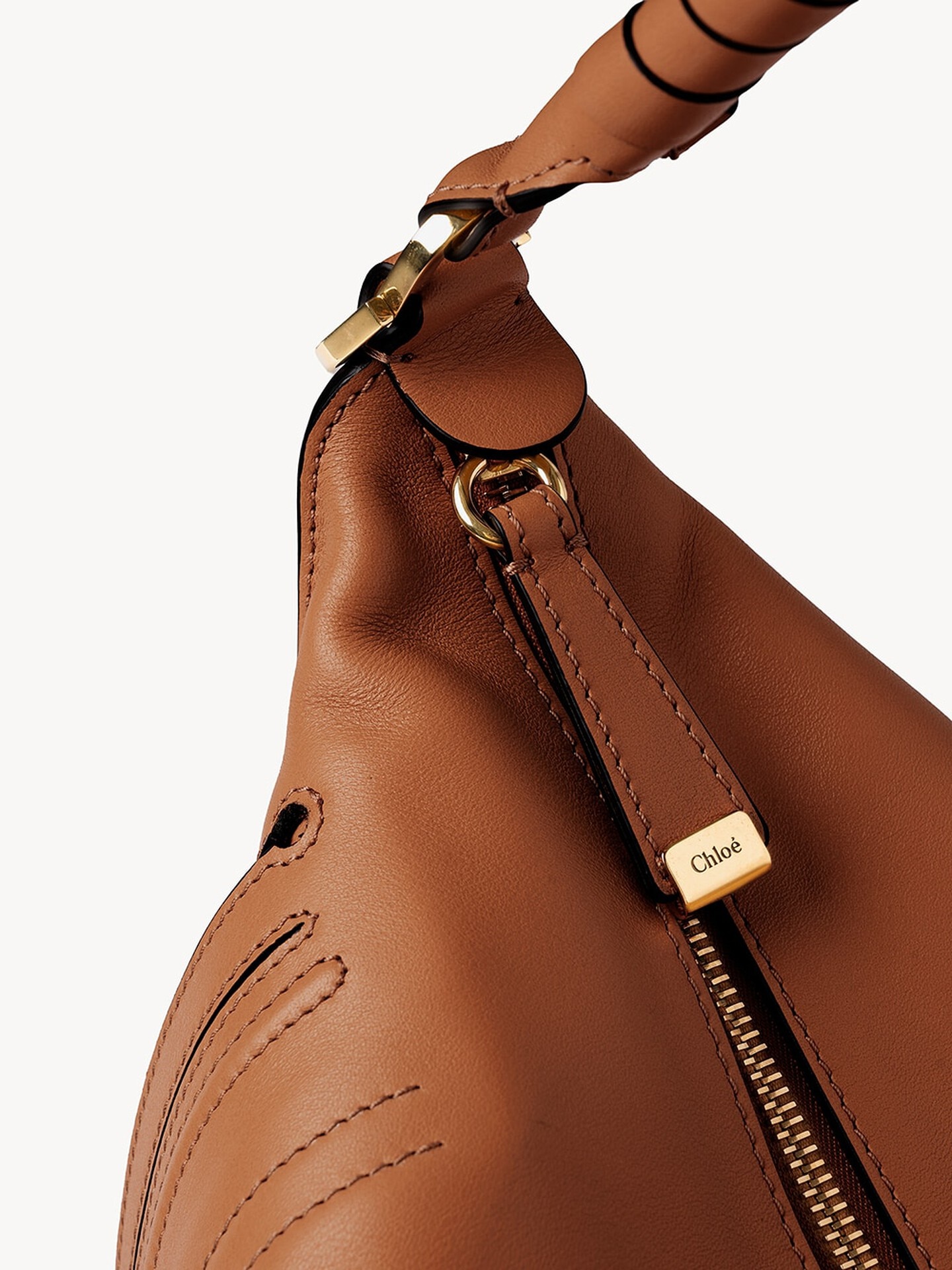 Small Marcie shoulder bag in soft leather - 10