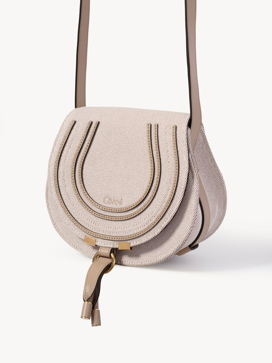 Small Marcie saddle bag in canvas - 3