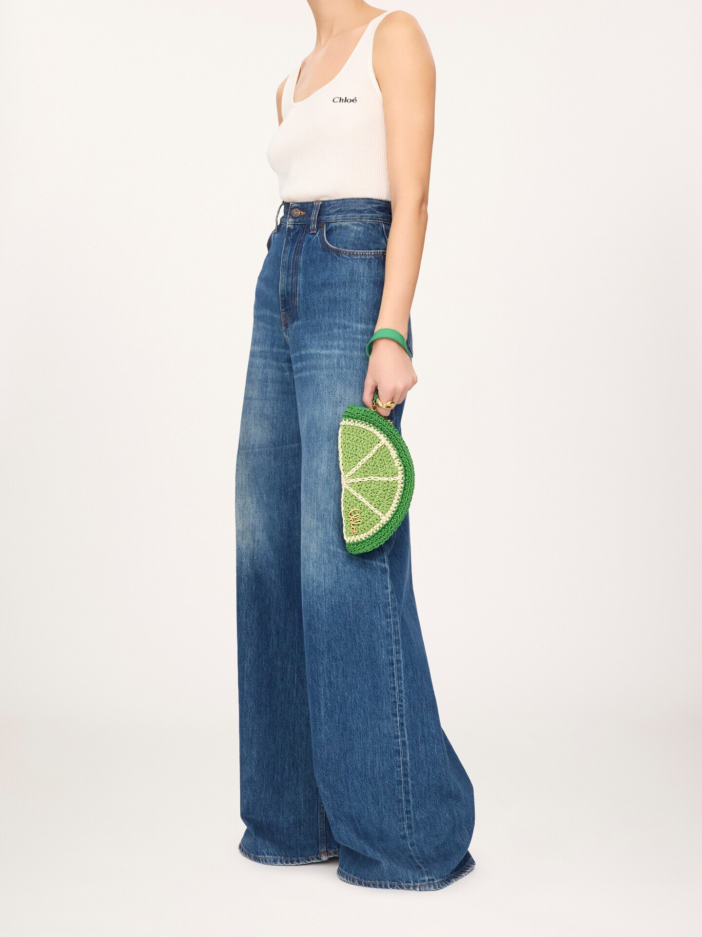 Bolsa Chlo&eacute; Tropicus Lime Slice de cuerda encerada - 7