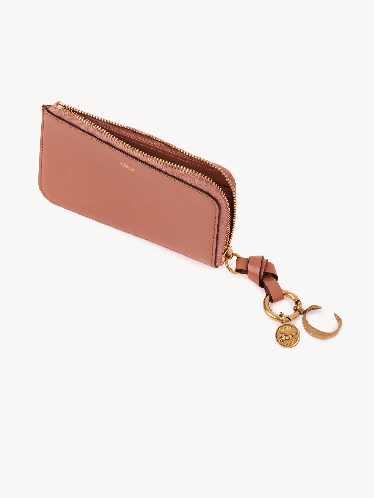 Alphabet wallet in shiny leather - 5