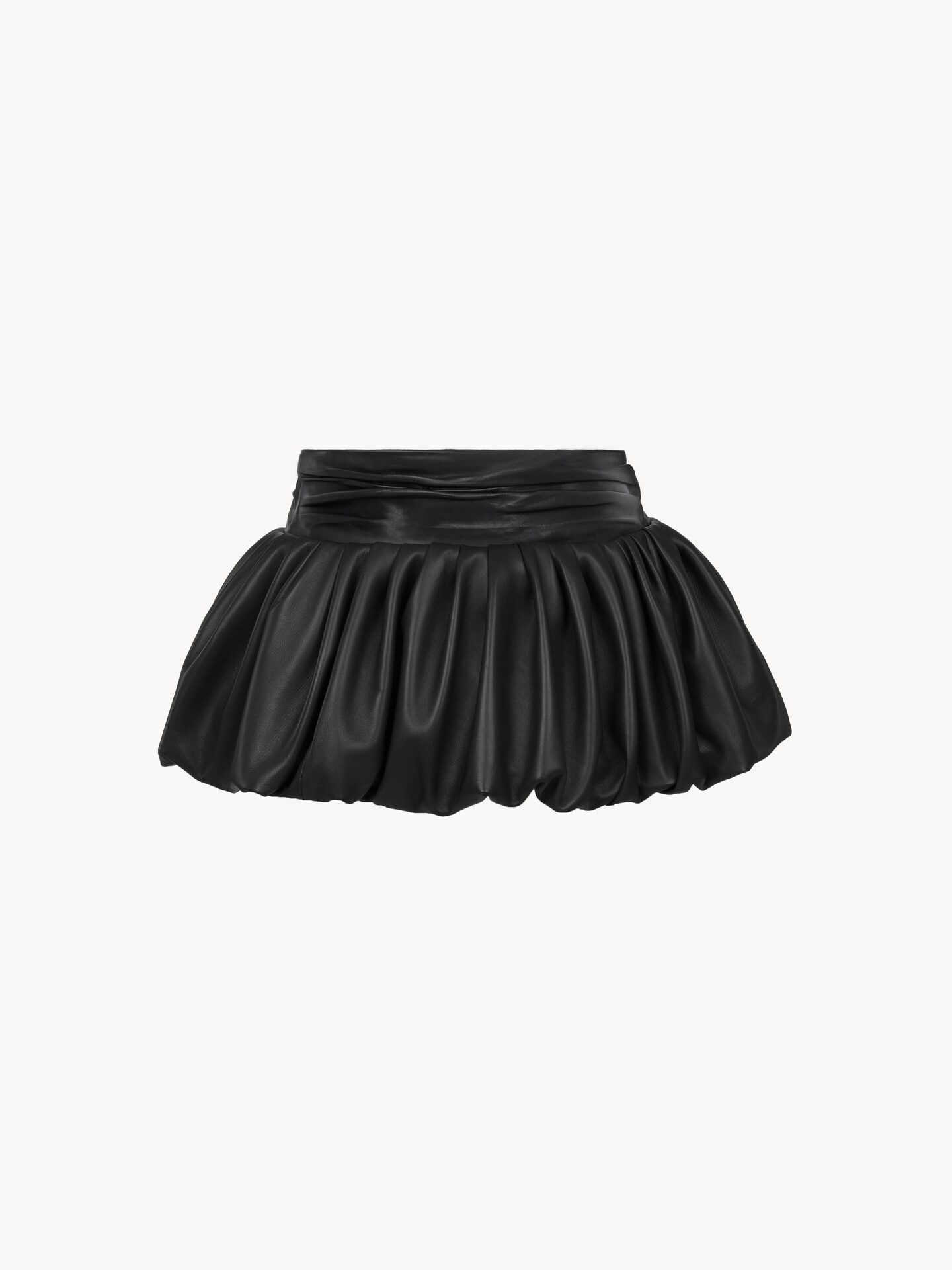 Peplum belt in leather - 2