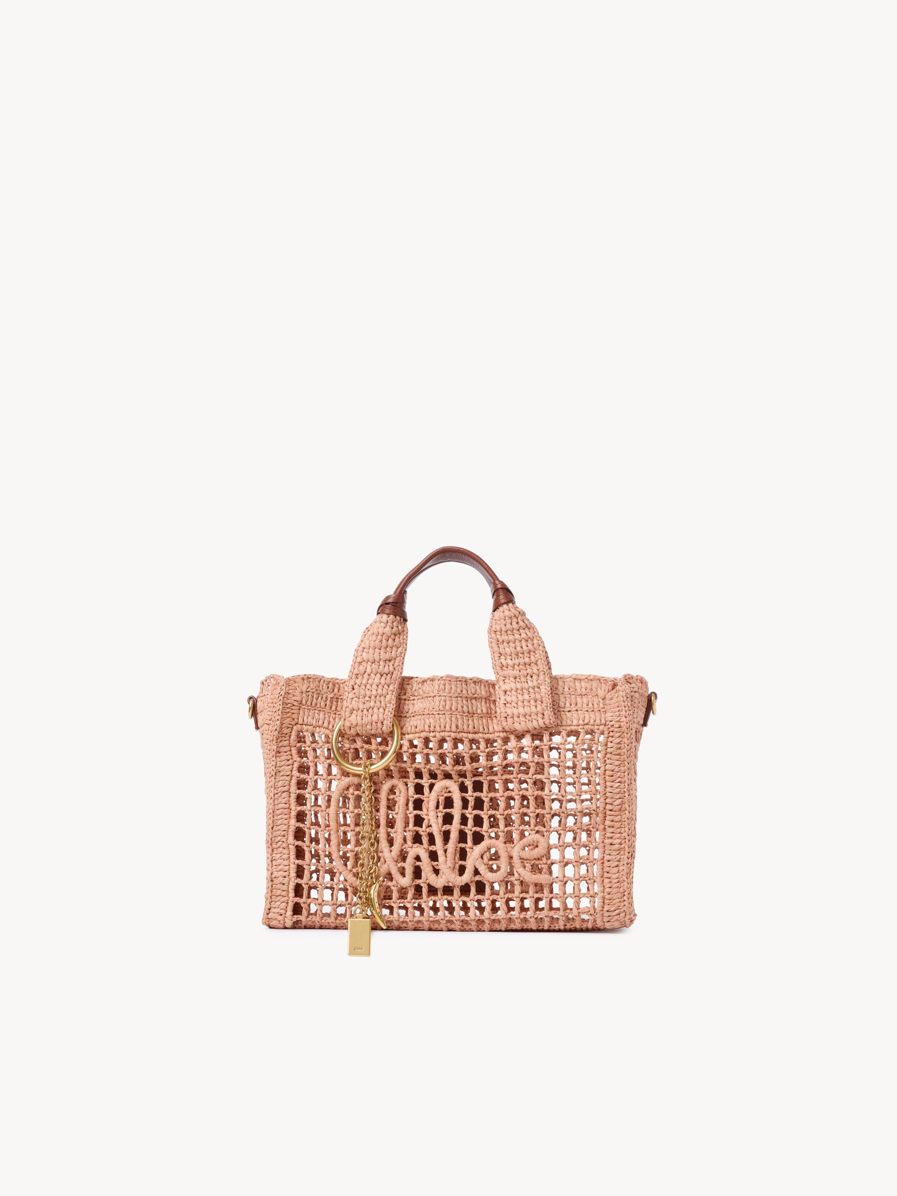 Bolso tote Summer Banana East-West de rafia - NaN