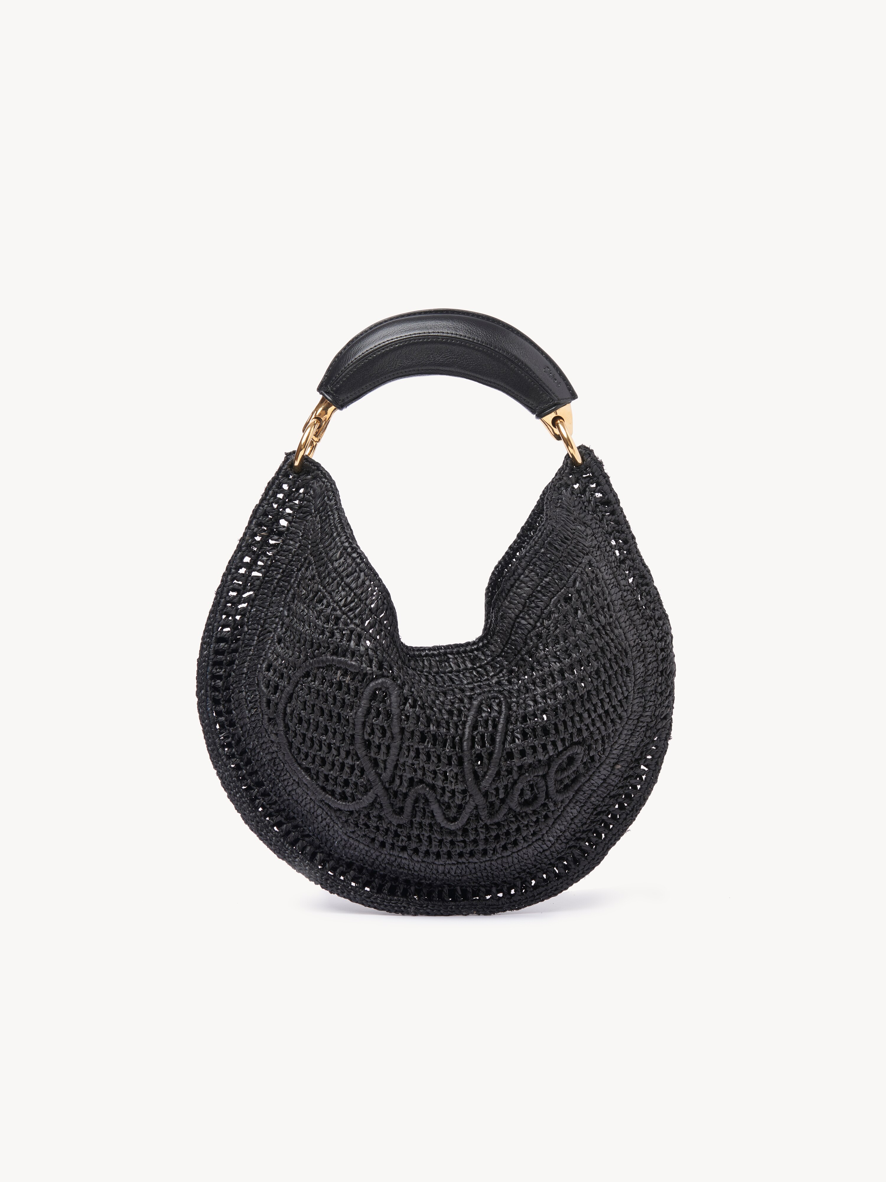 Mini Summer Banana hobo bag in glitter crochet - NaN
