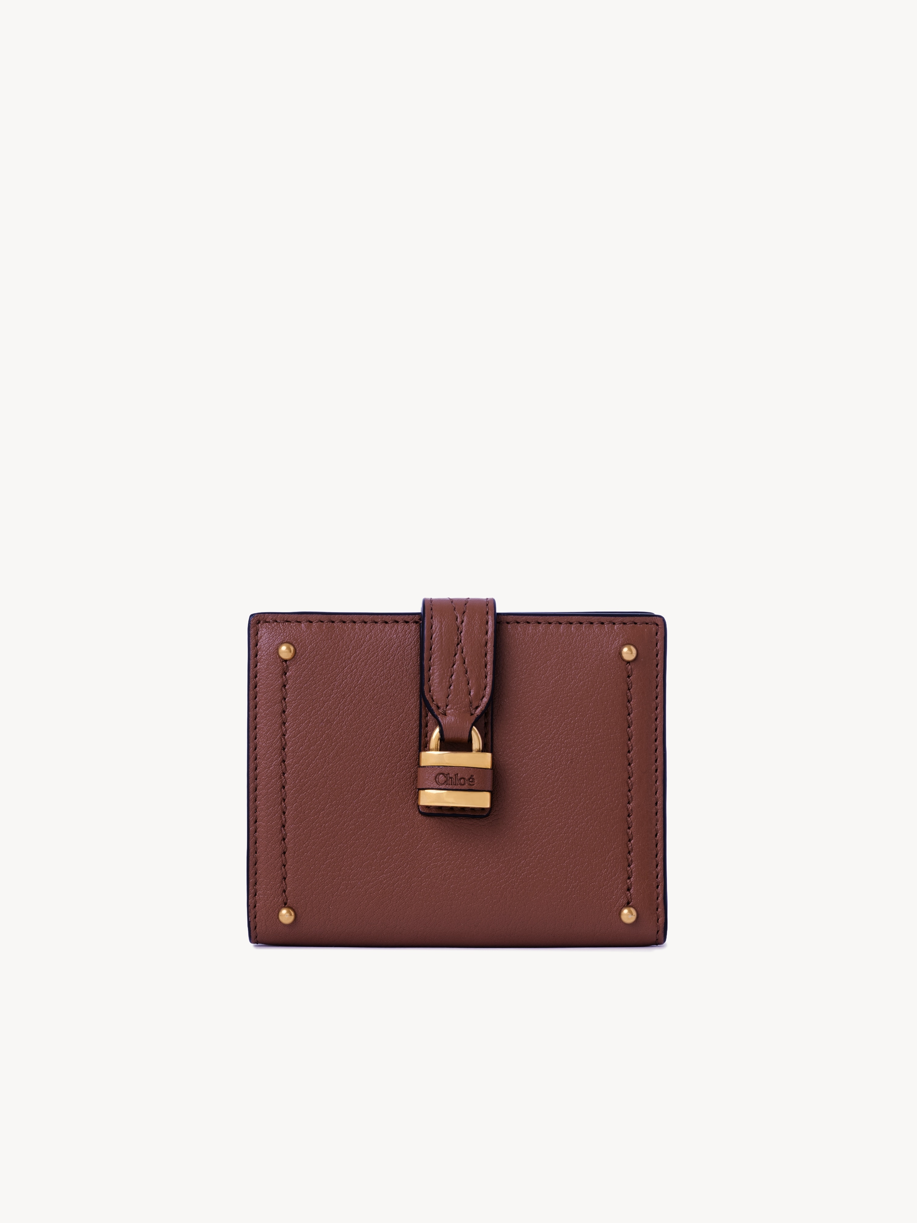 Cartera Paddington peque&ntilde;a con ranuras para tarjetas de cuero granulado - NaN