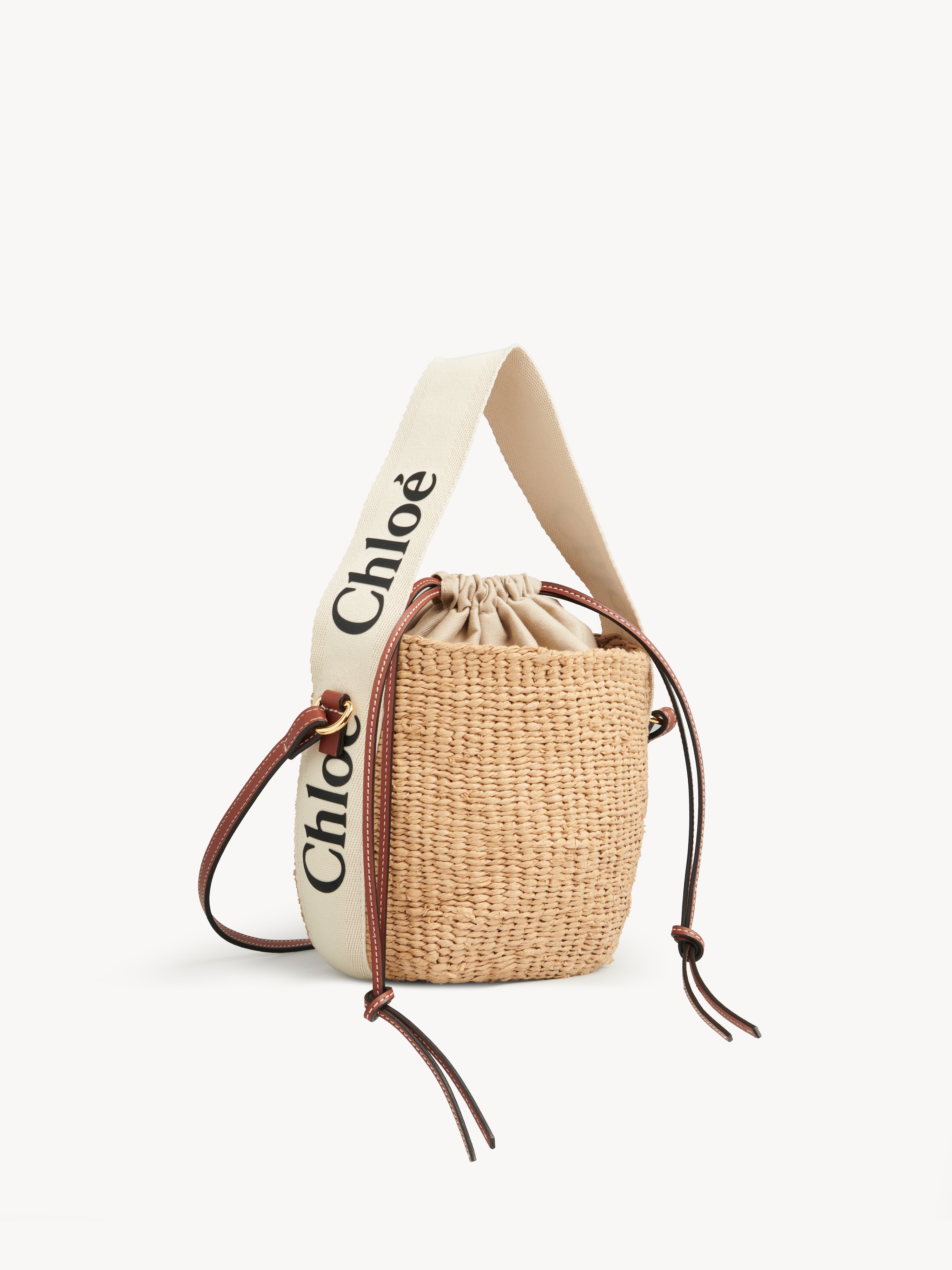 Large Woody basket in natural fibres - NaN
