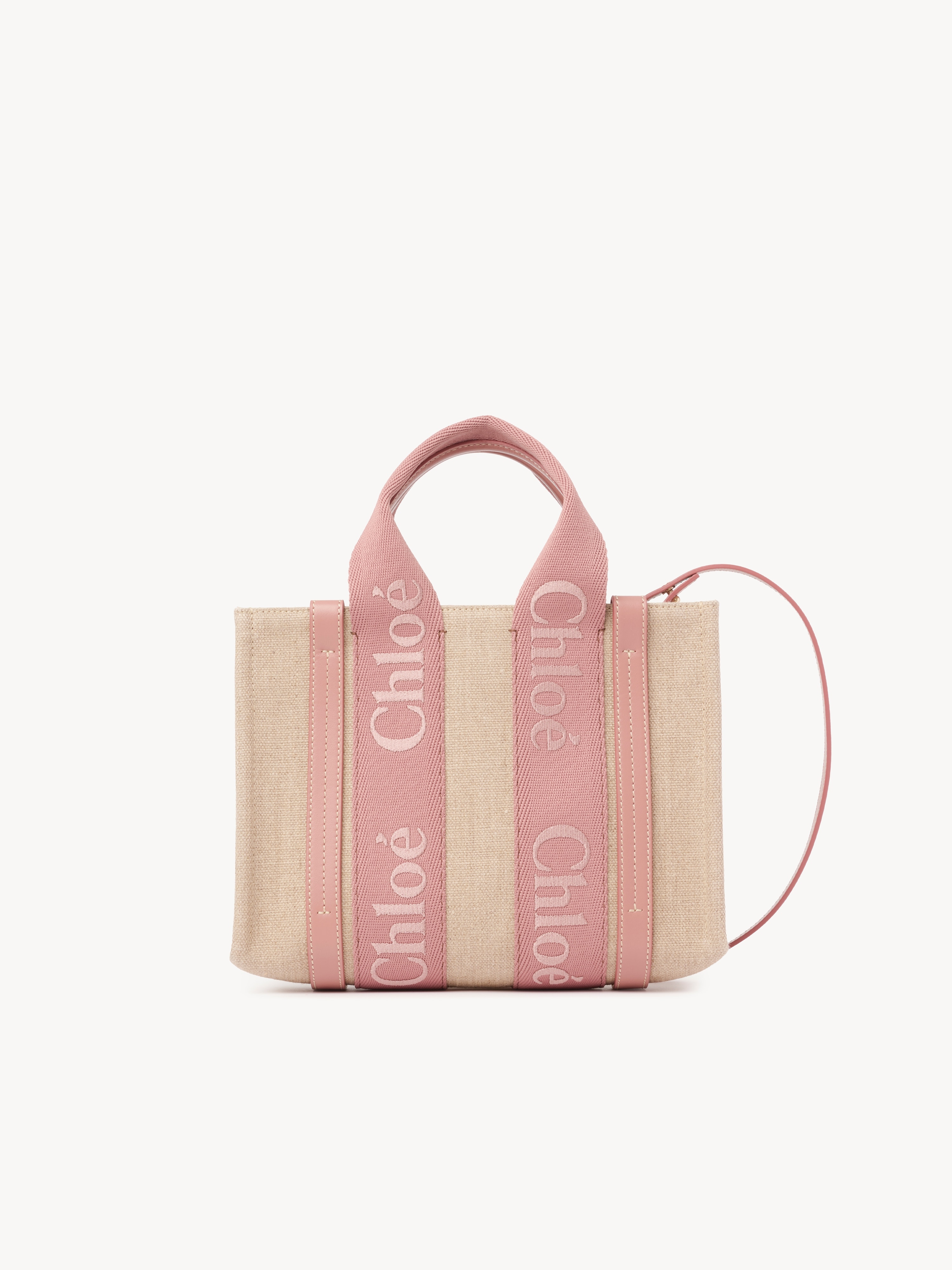 Bolso tote Woody de lino - NaN