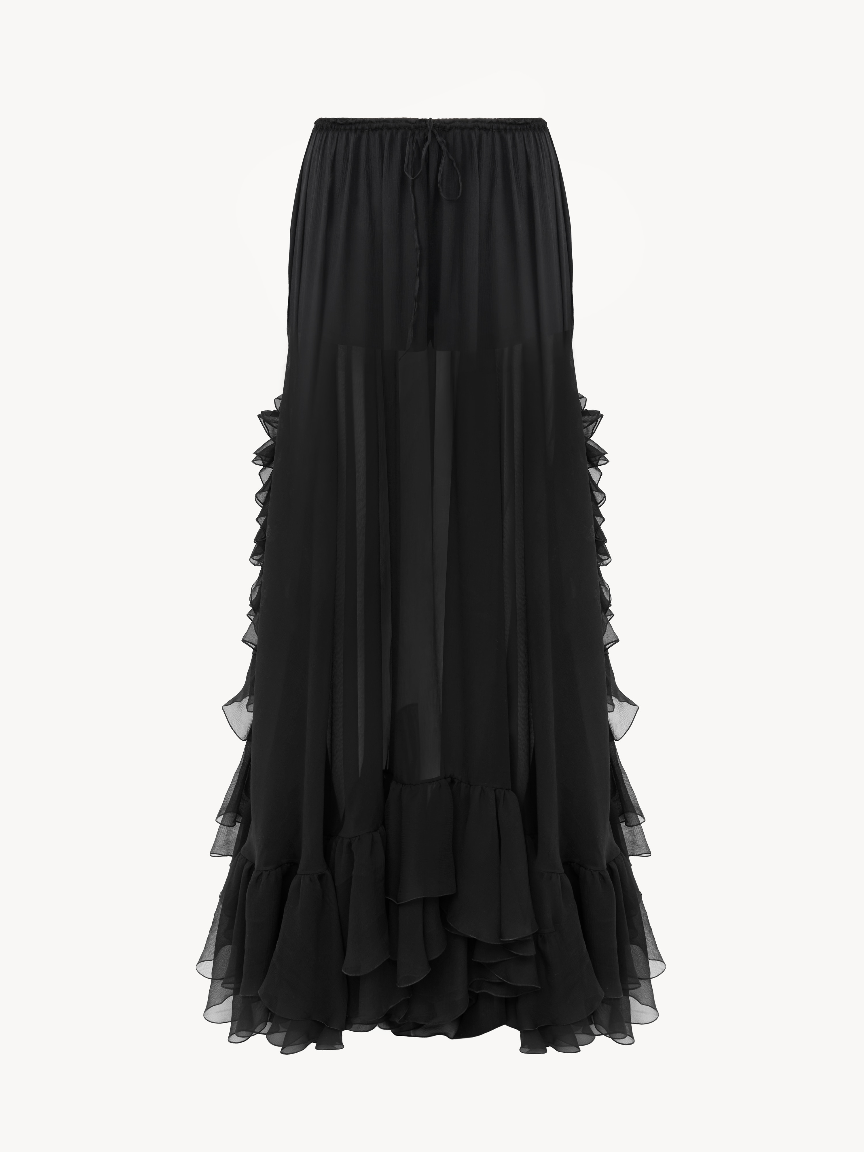 Peplum belt in leather - NaN