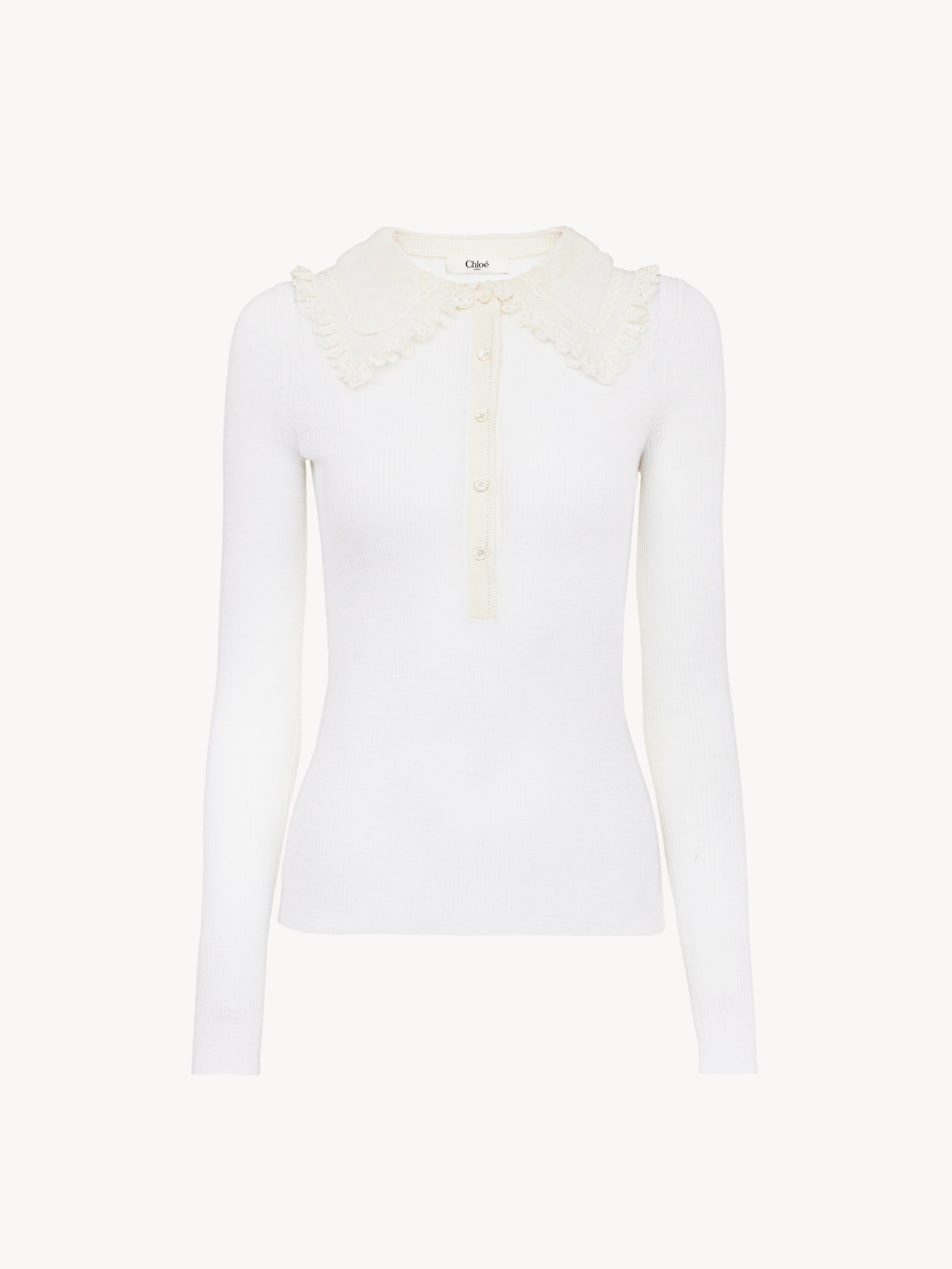 Ruffled tiered shorts in cr&ecirc;pe de chine - NaN