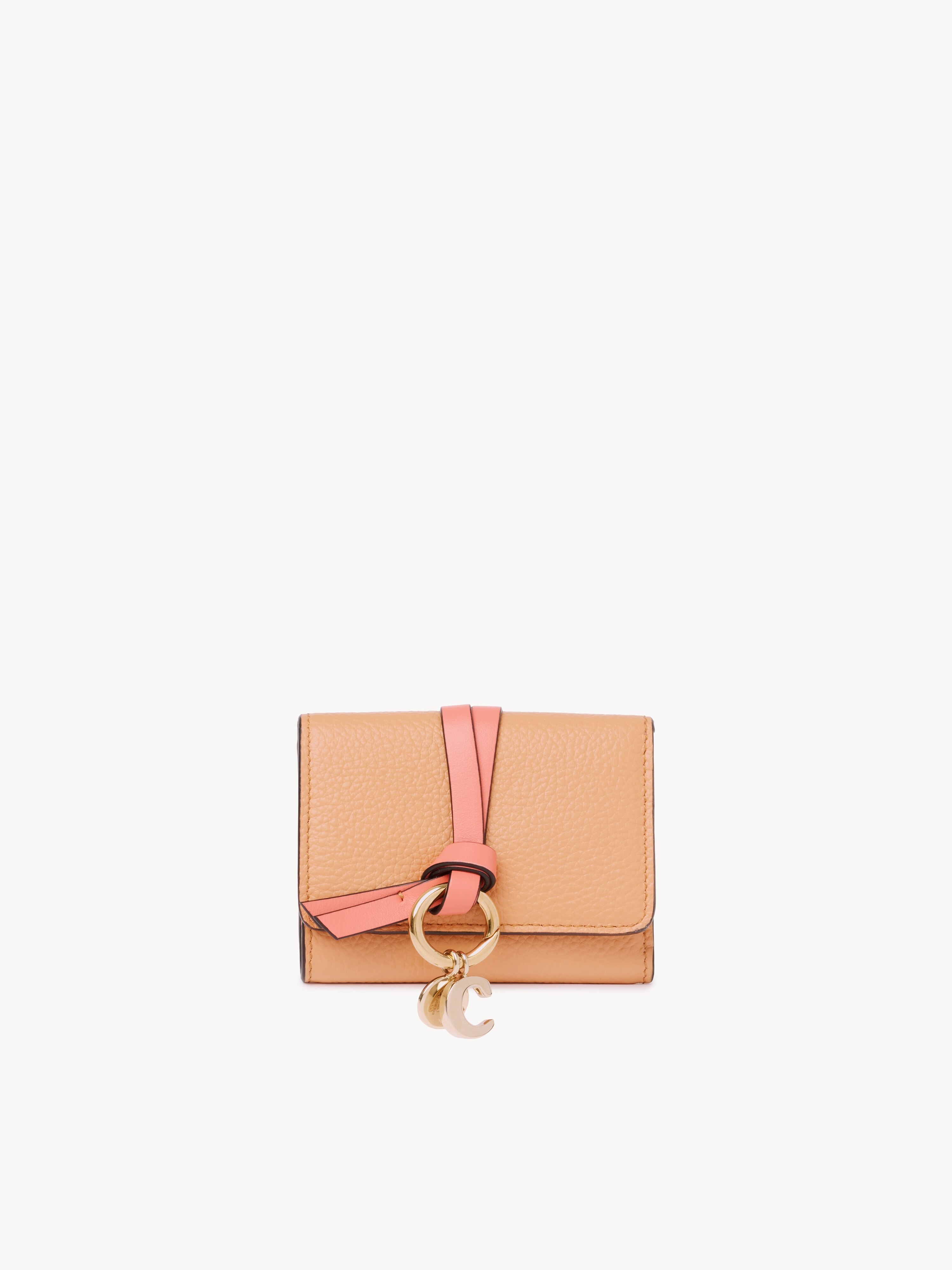 Cartera Alphabet de cuero granulado - NaN