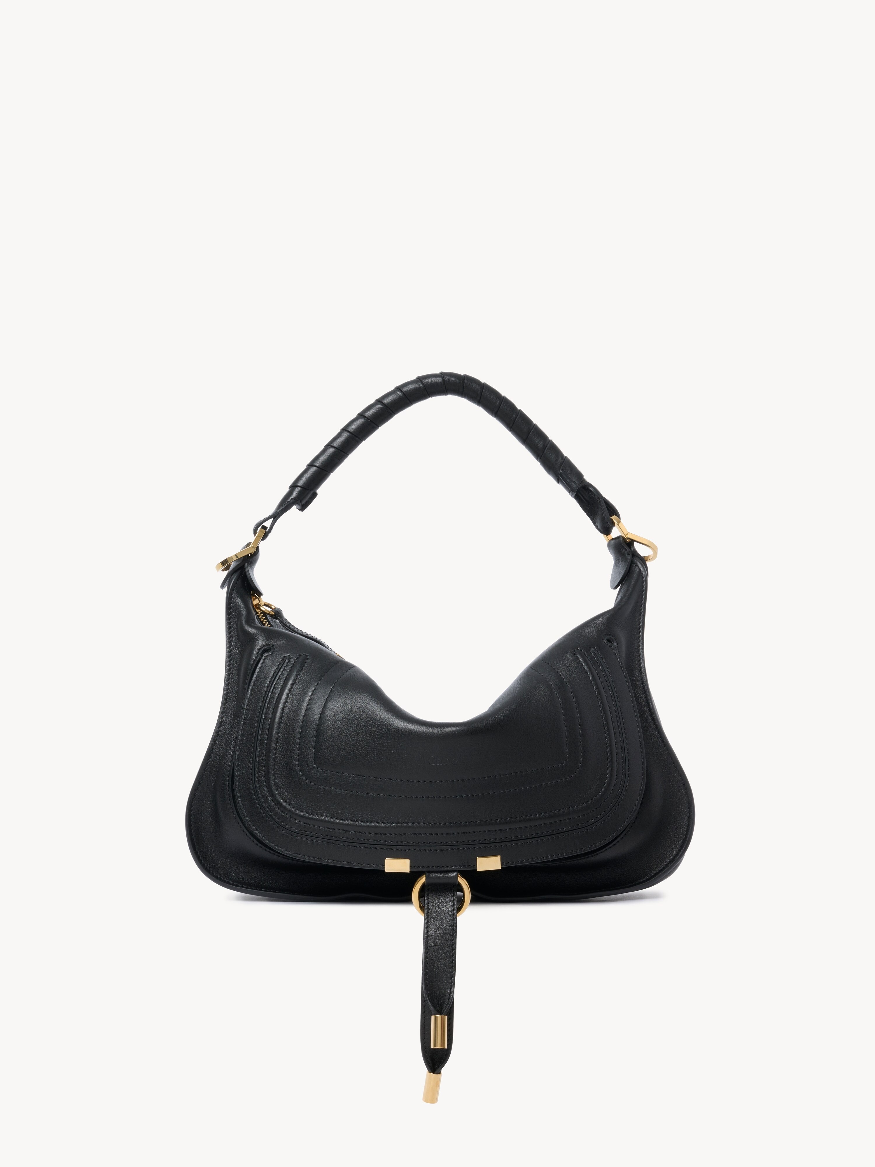 Bolso de hombro Marcie de cuero suave - NaN