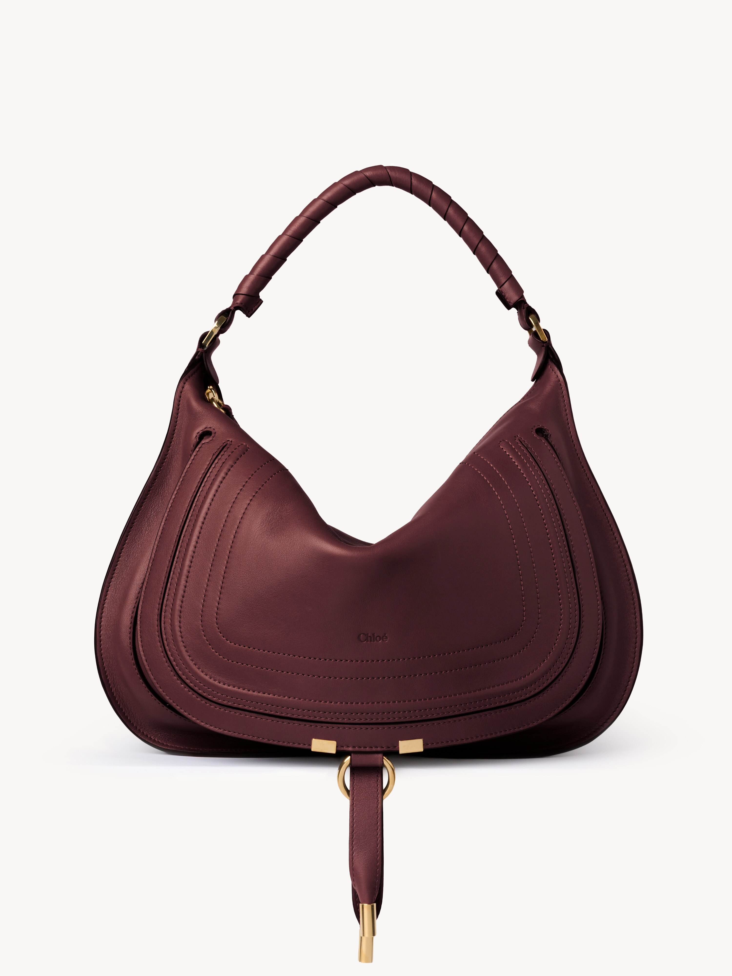 Bolso de hombro Marcie peque&ntilde;o de cuero suave - NaN