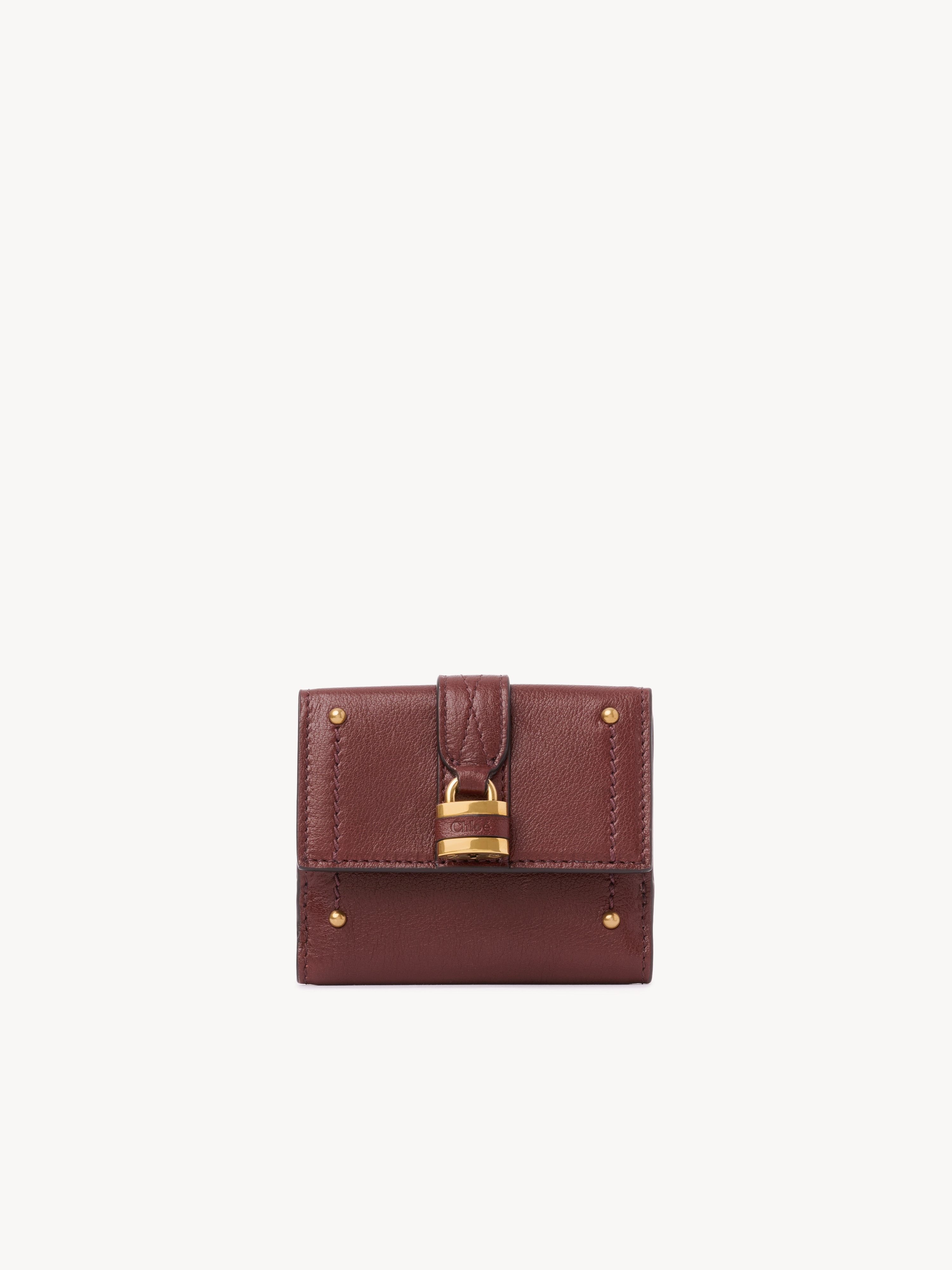 Small Paddington purse with card slots in grained leather - NaN