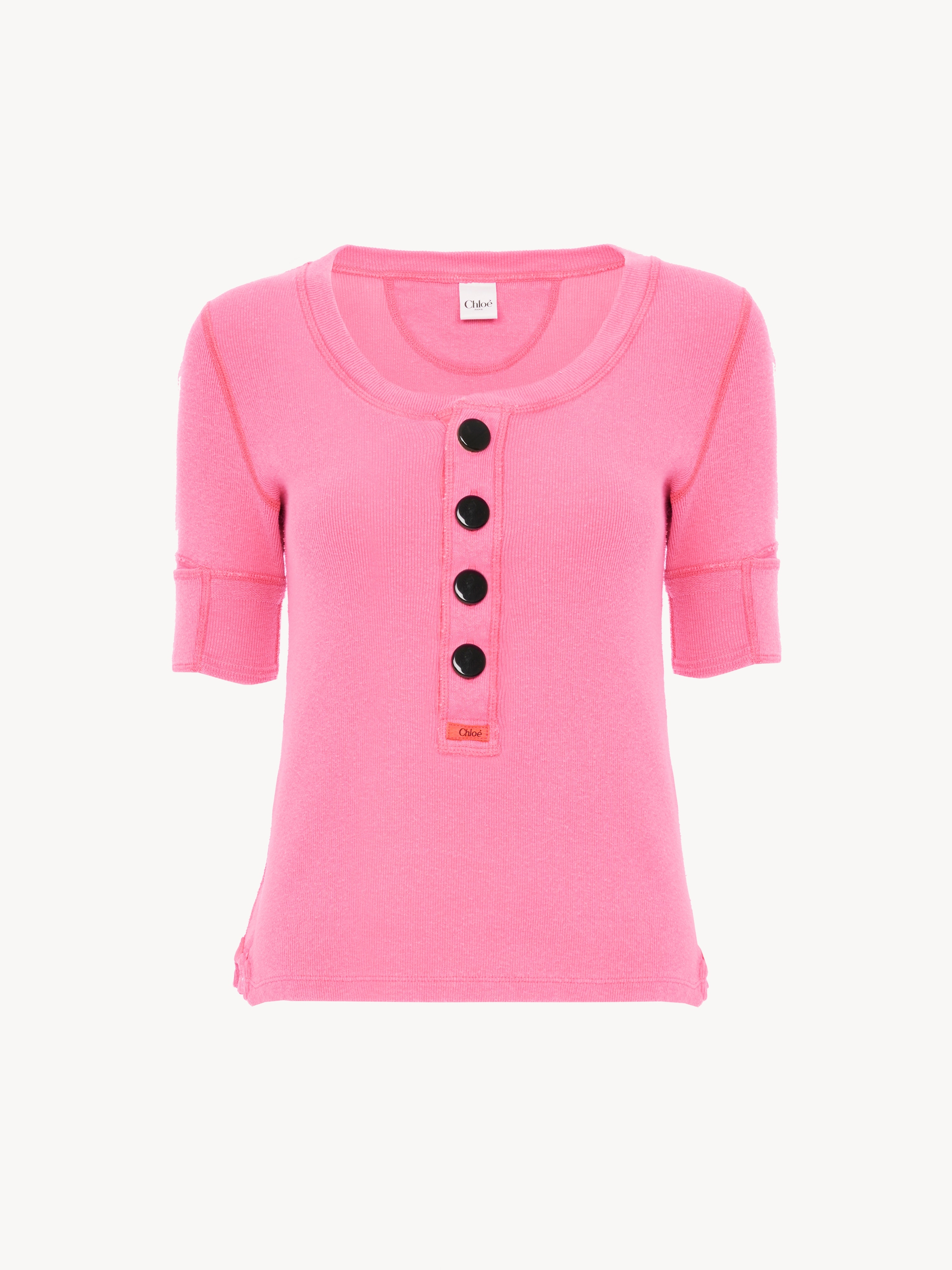 Knee-length wrap skirt in cotton poplin - NaN