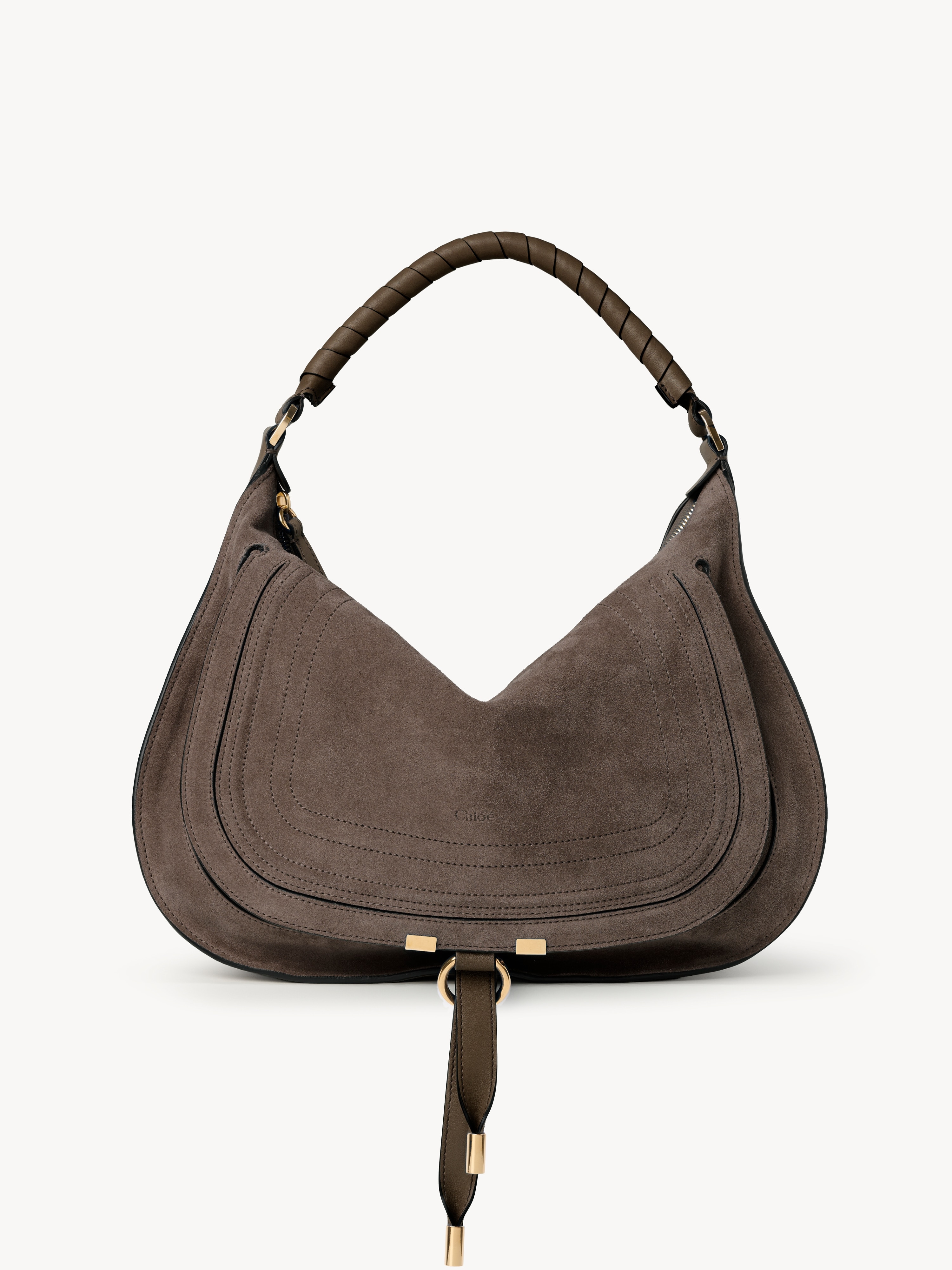 Bolso de hombro Marcie peque&ntilde;o de ante - NaN