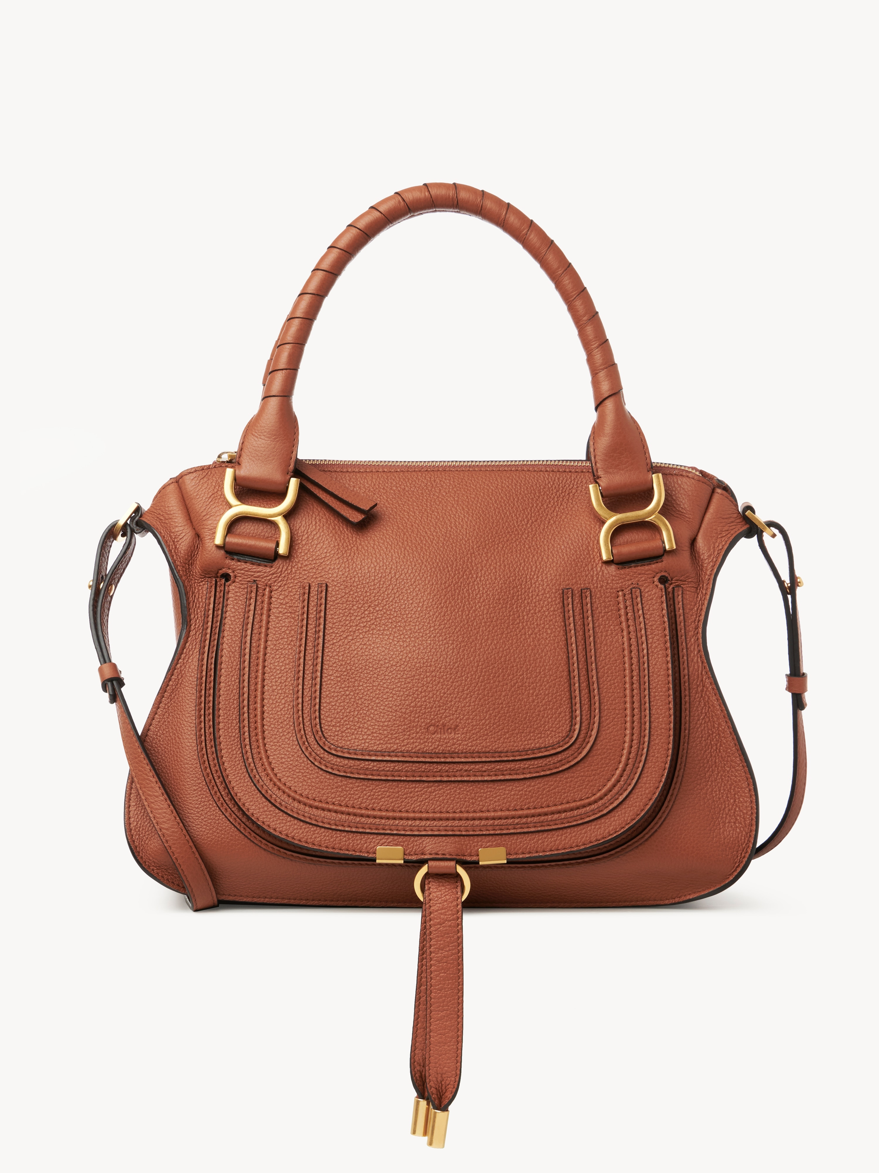 Small Marcie bag in grained leather - NaN
