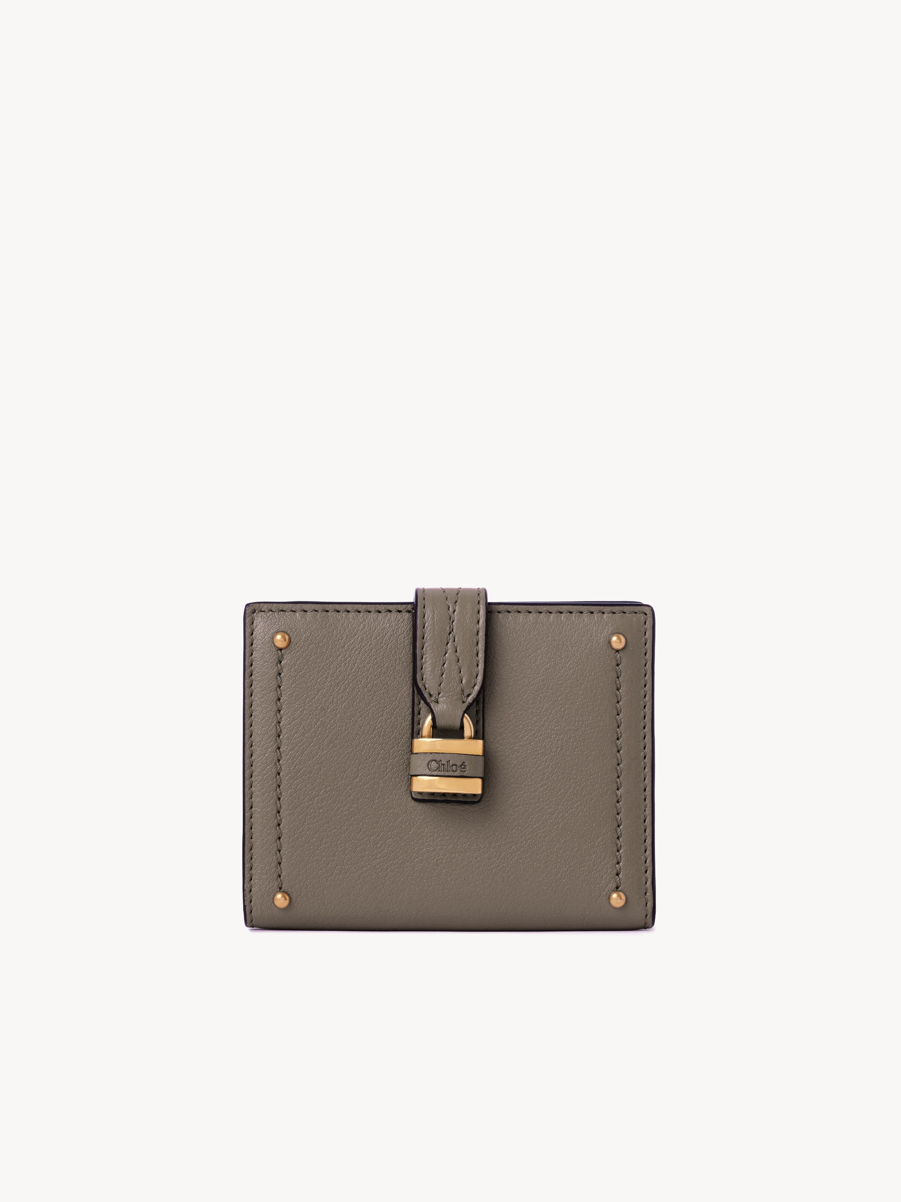 Cartera Paddington peque&ntilde;a con ranuras para tarjetas de cuero granulado - NaN