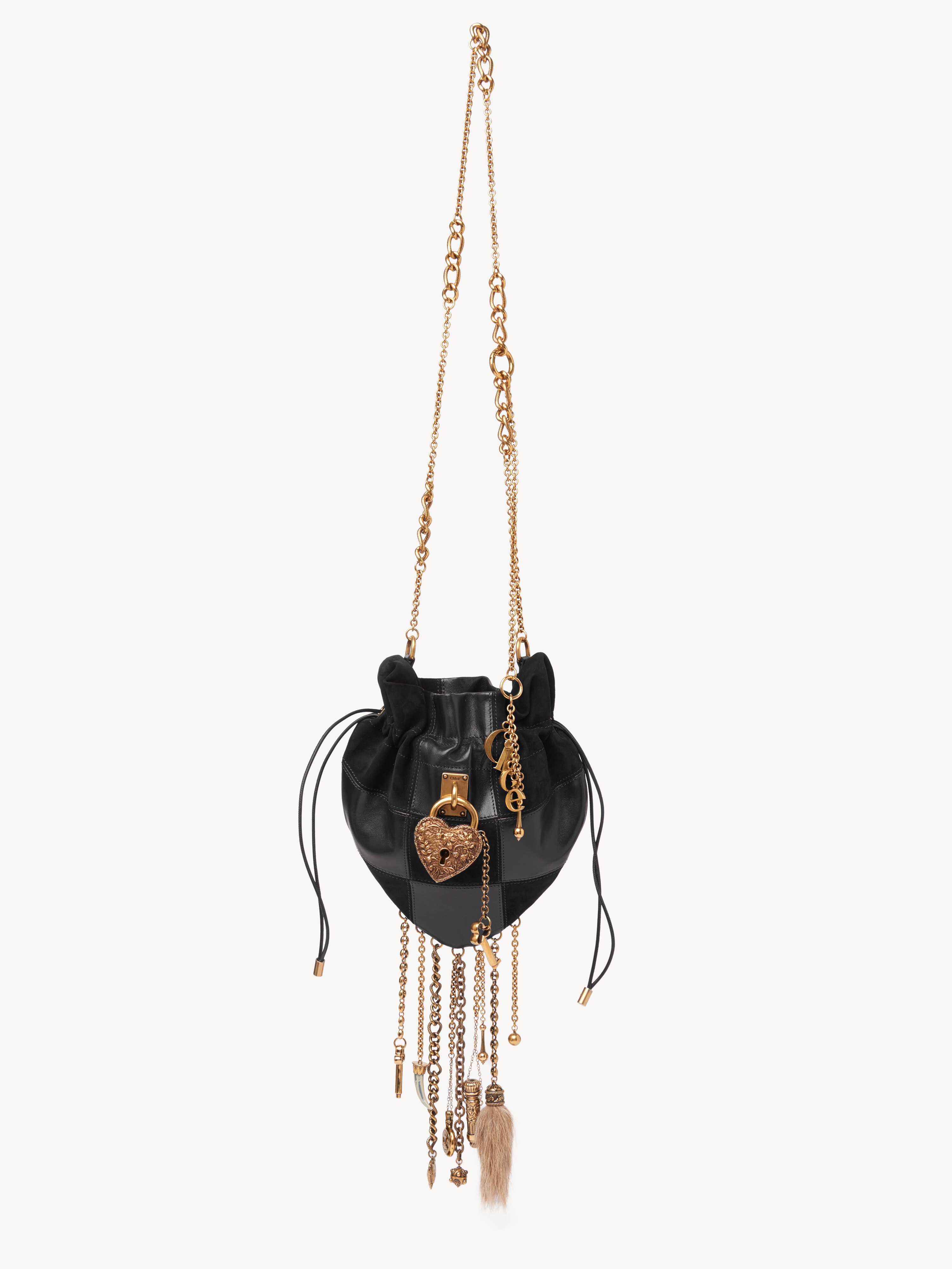 Bralette con volantes de muselina de seda y encaje - NaN