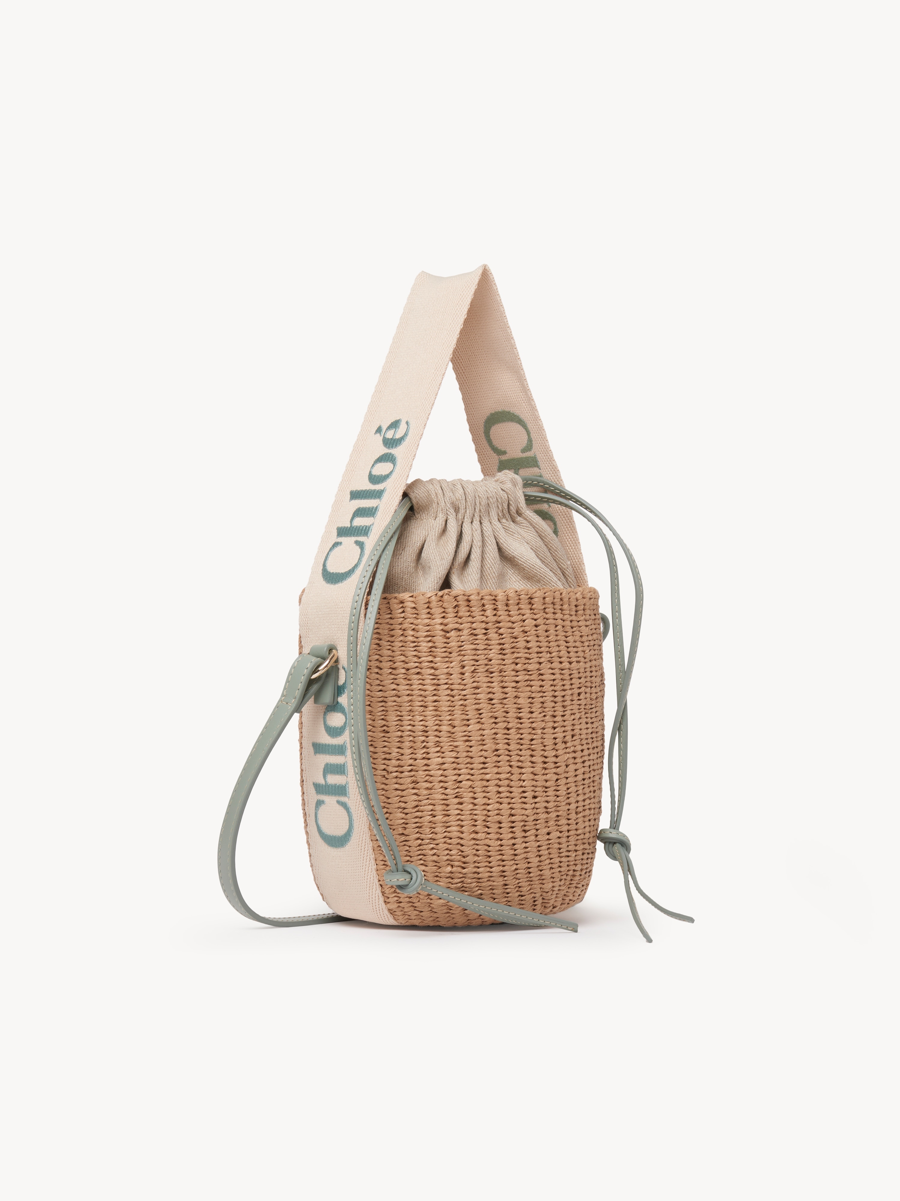 Bolso cesta grande Woody de fibras naturales - NaN