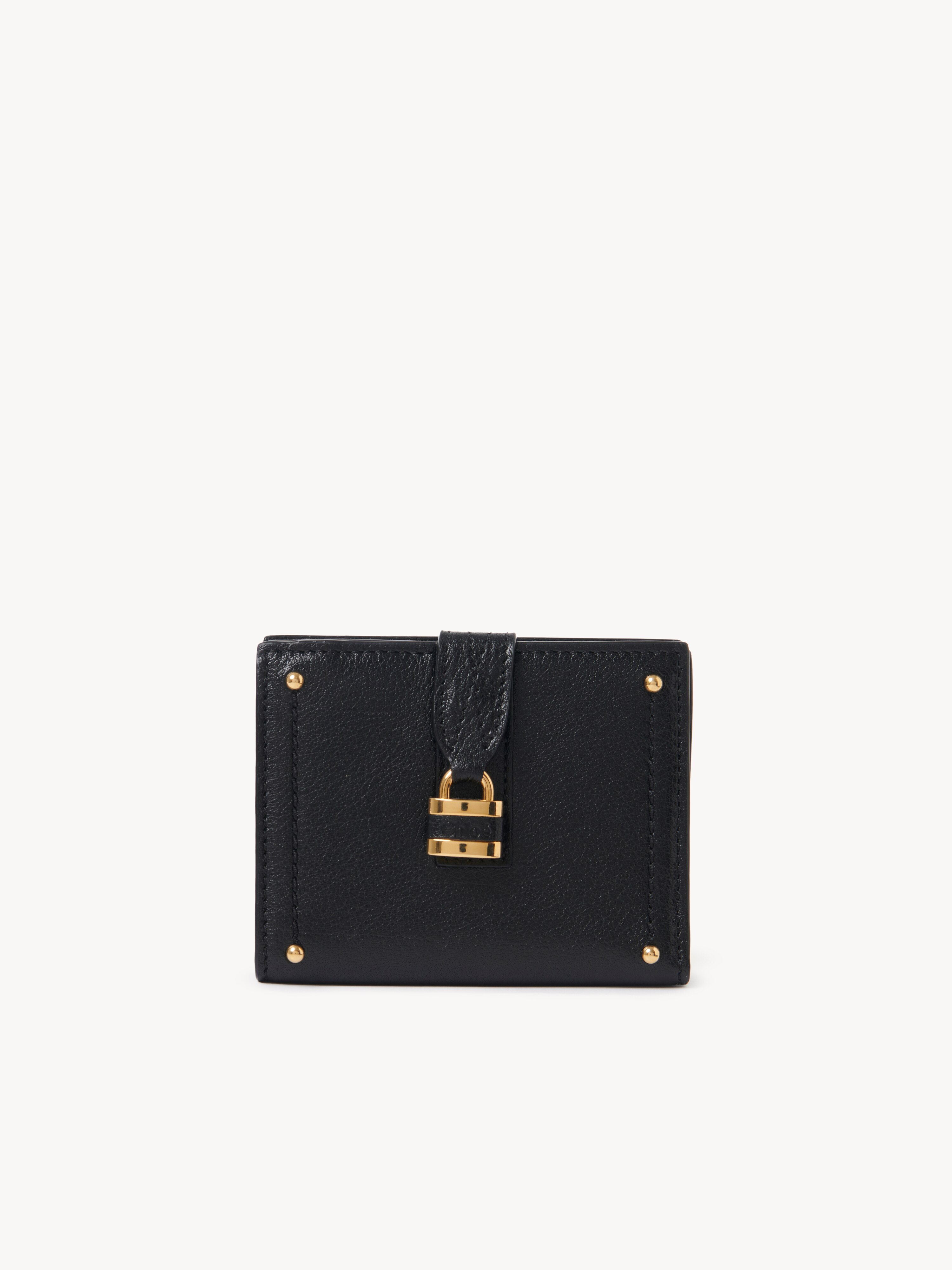Mini Paddington tri-fold in grained leather - NaN
