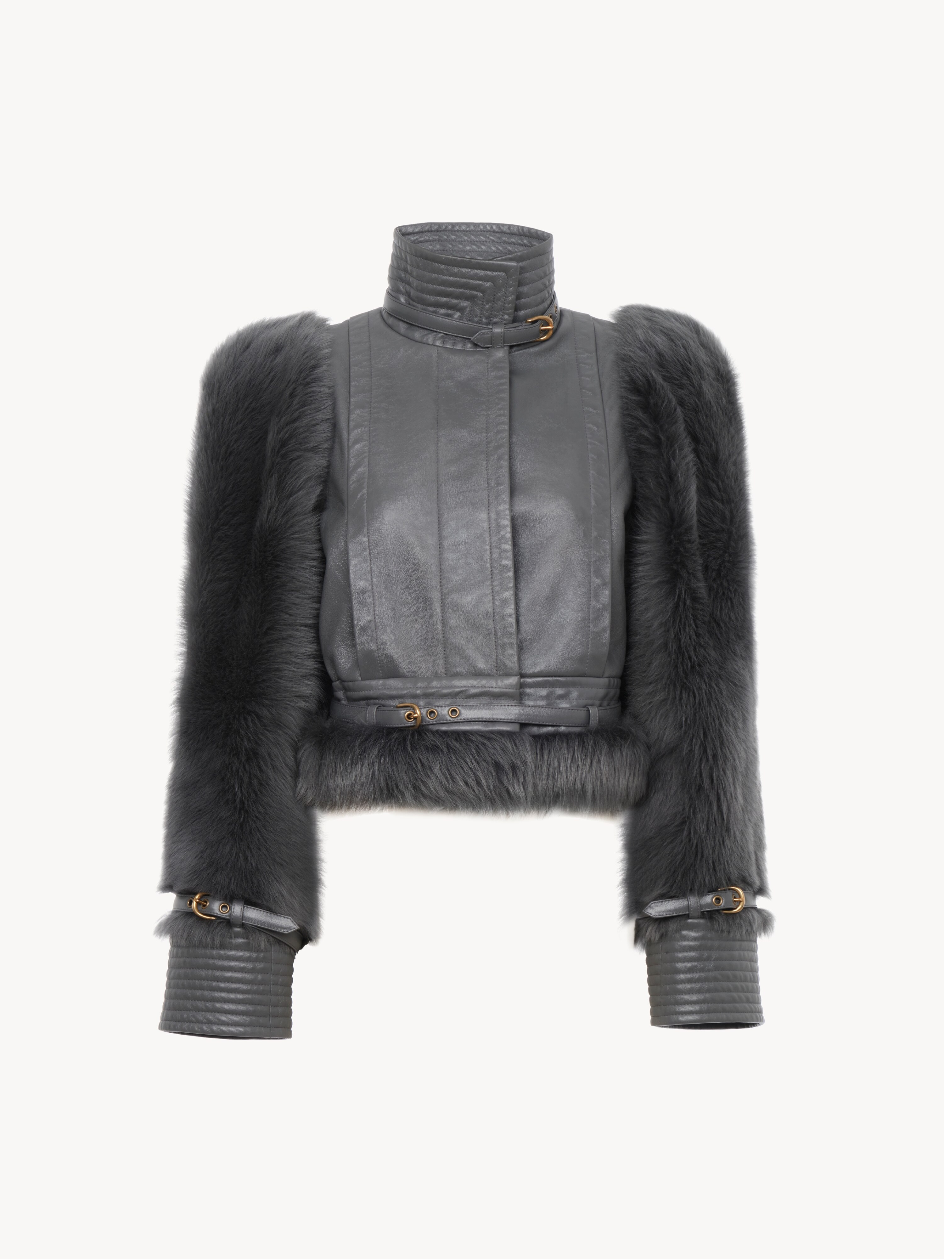 Flared tailored trousers in wool gabardine - NaN