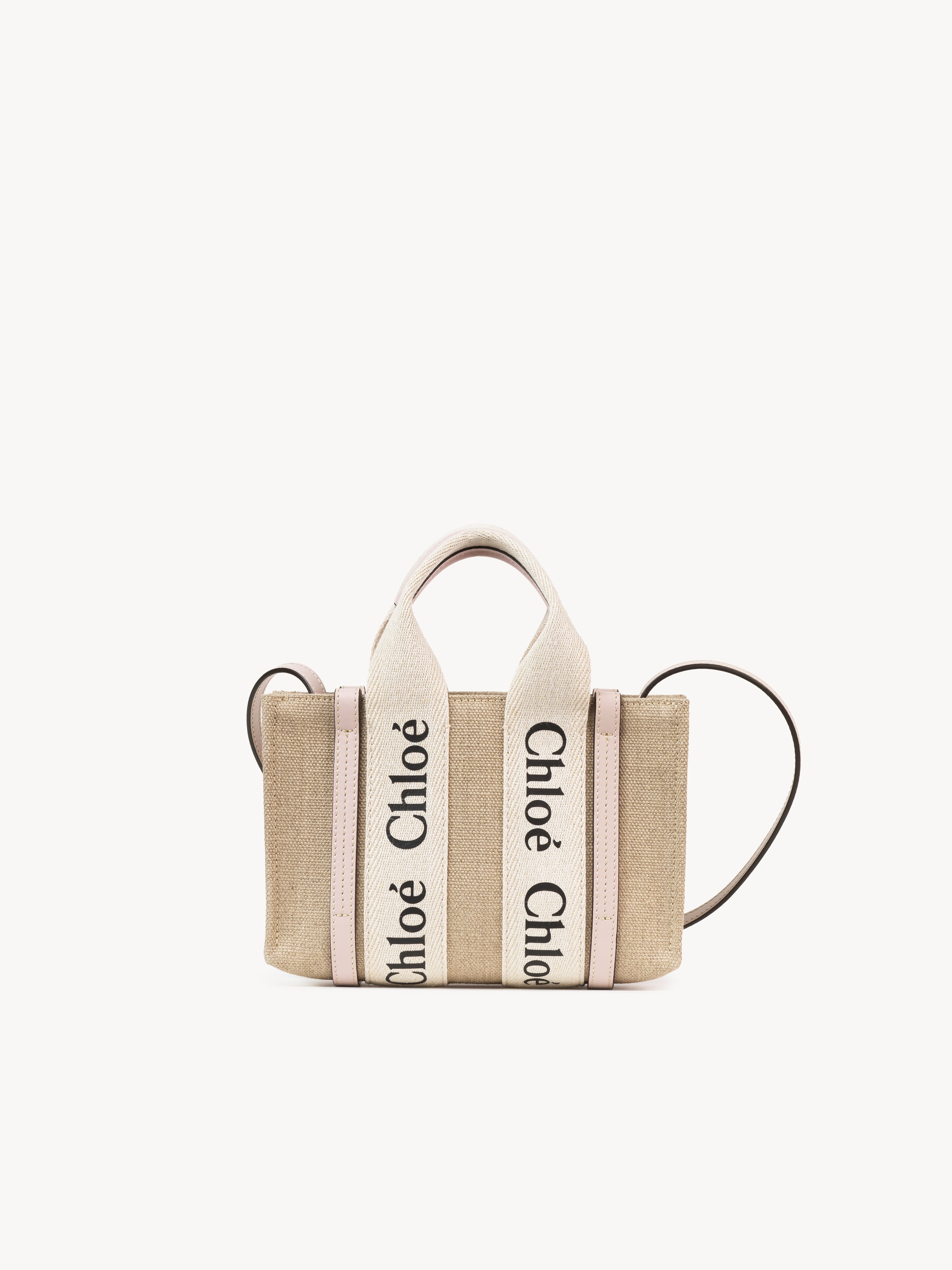 Woody tote bag in linen - NaN