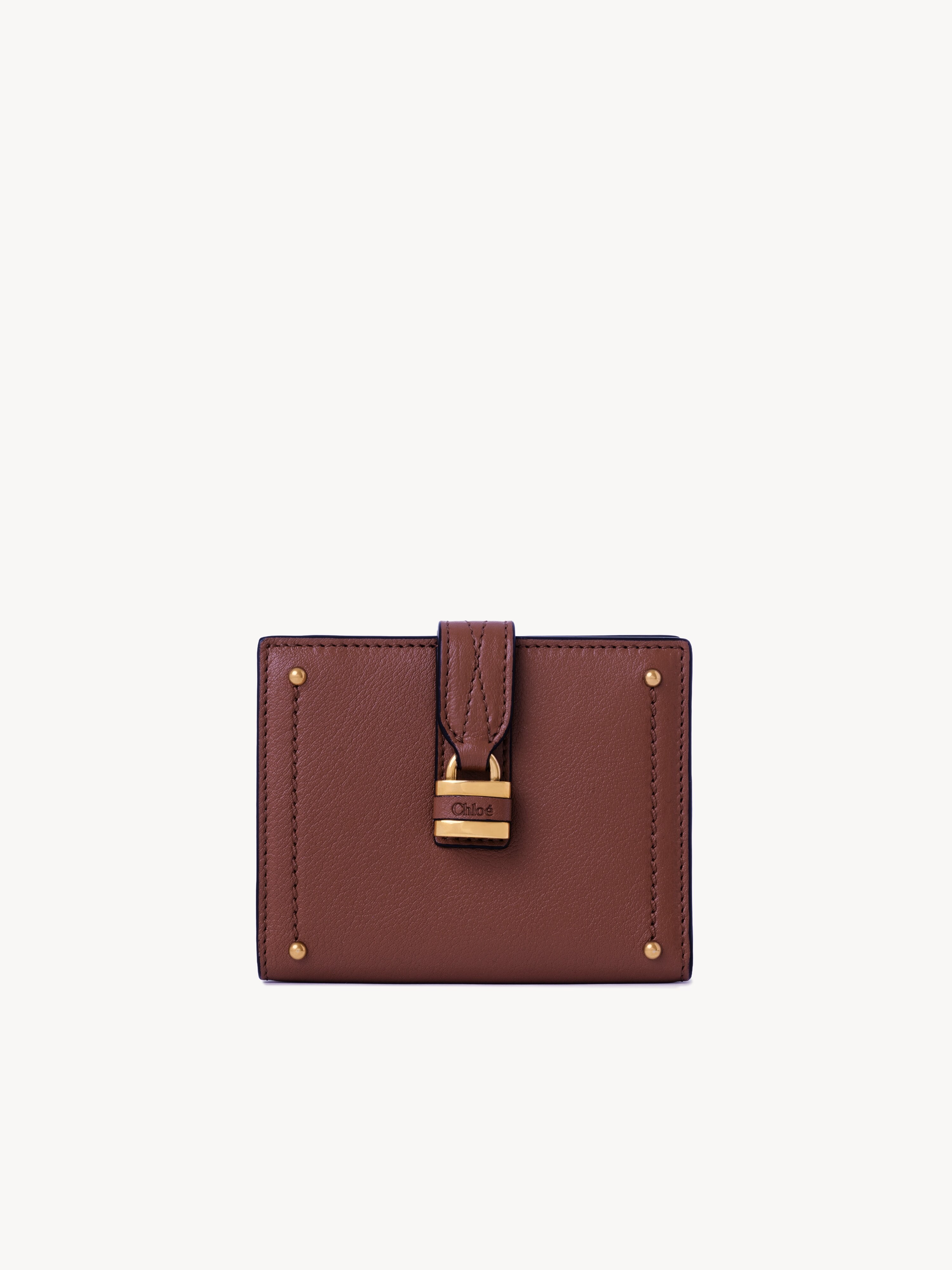 Mini Paddington tri-fold in grained leather - NaN
