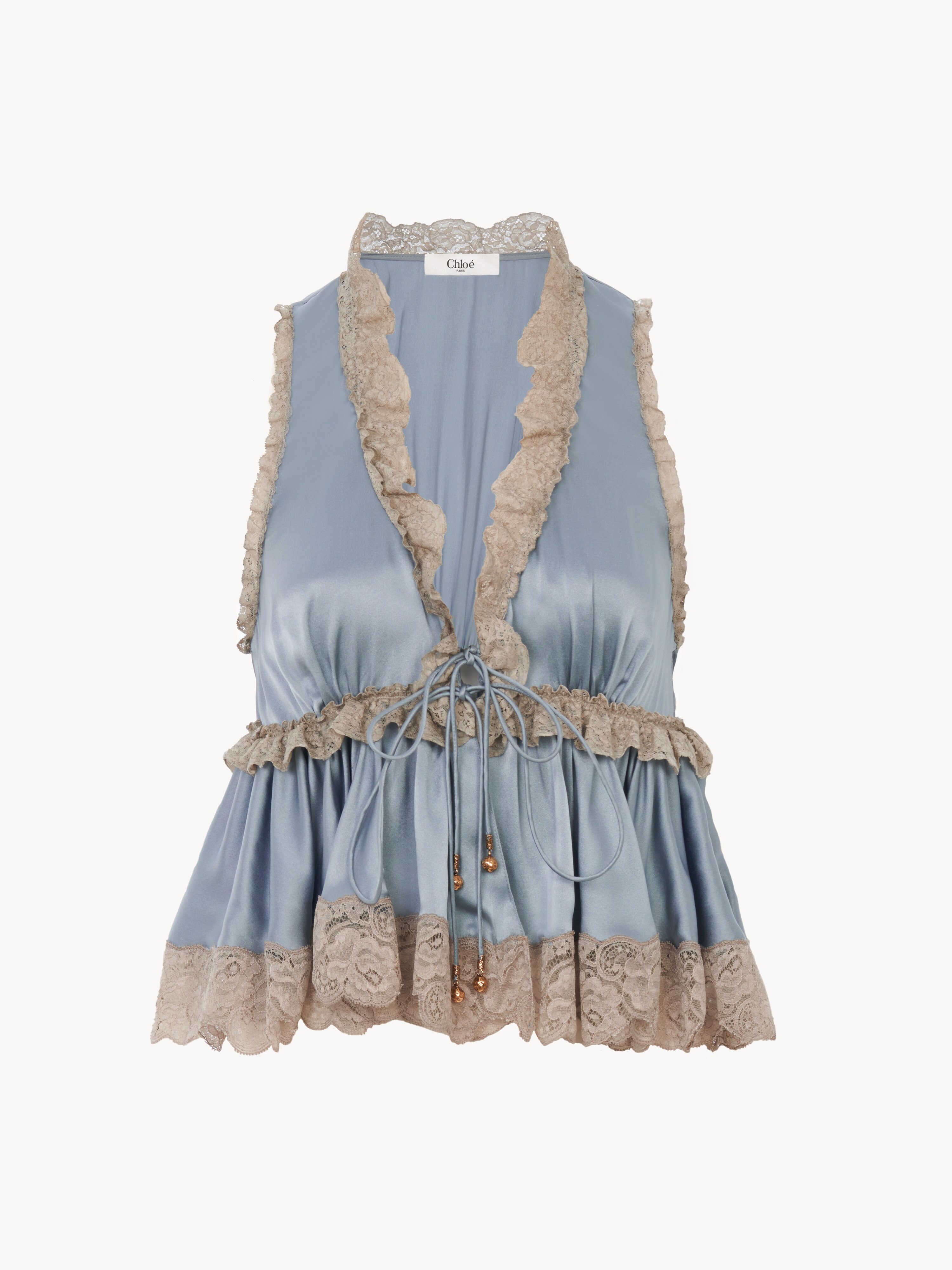 Double-breasted fitted jacket in houndstooth wool - NaN