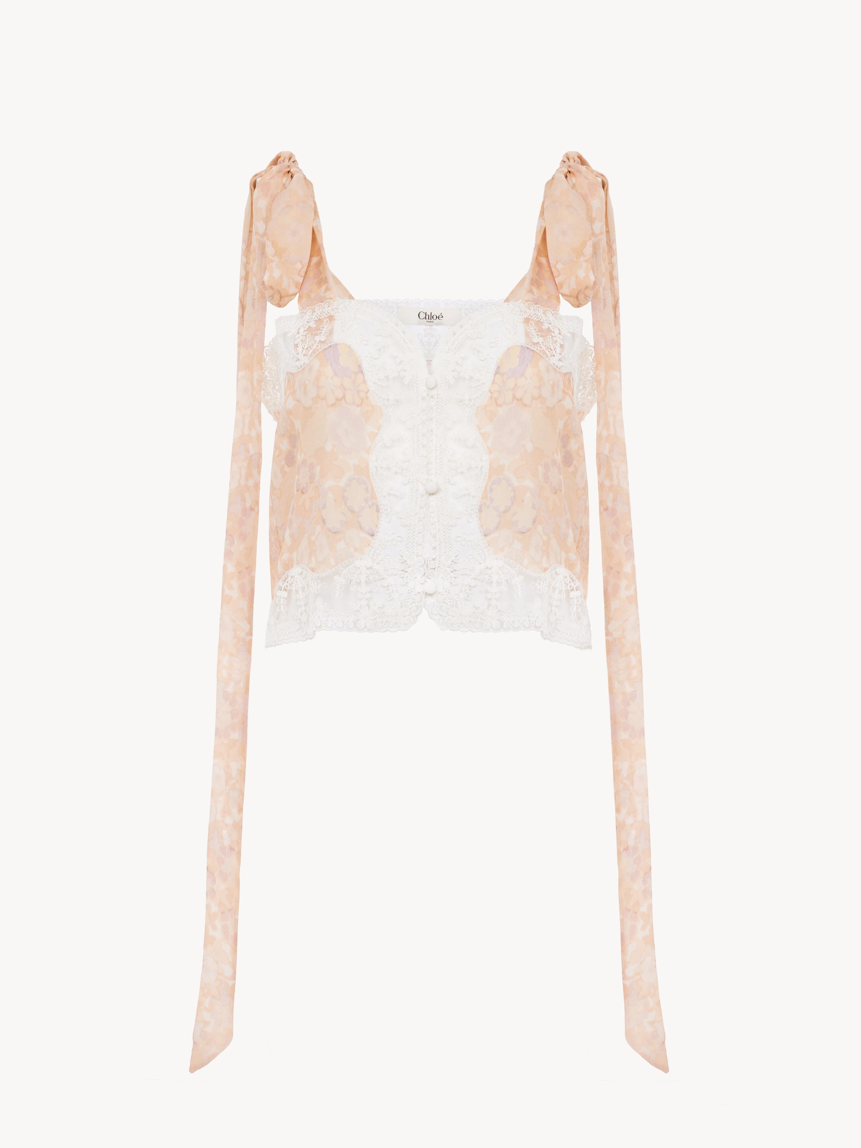 Mini bloomer shorts in silk charmeuse - NaN