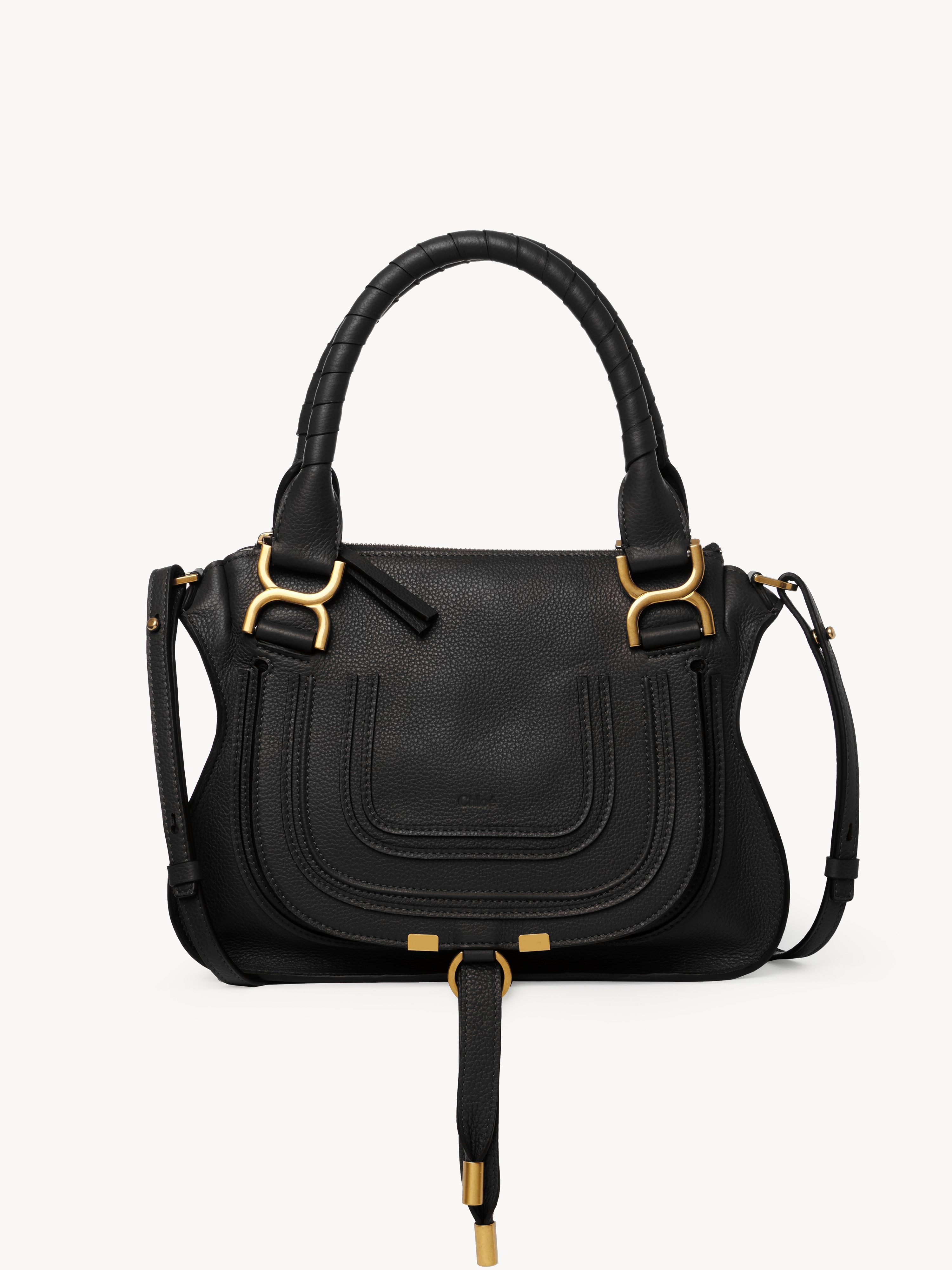 Bolso de hombro Marcie peque&ntilde;o de cuero suave - NaN