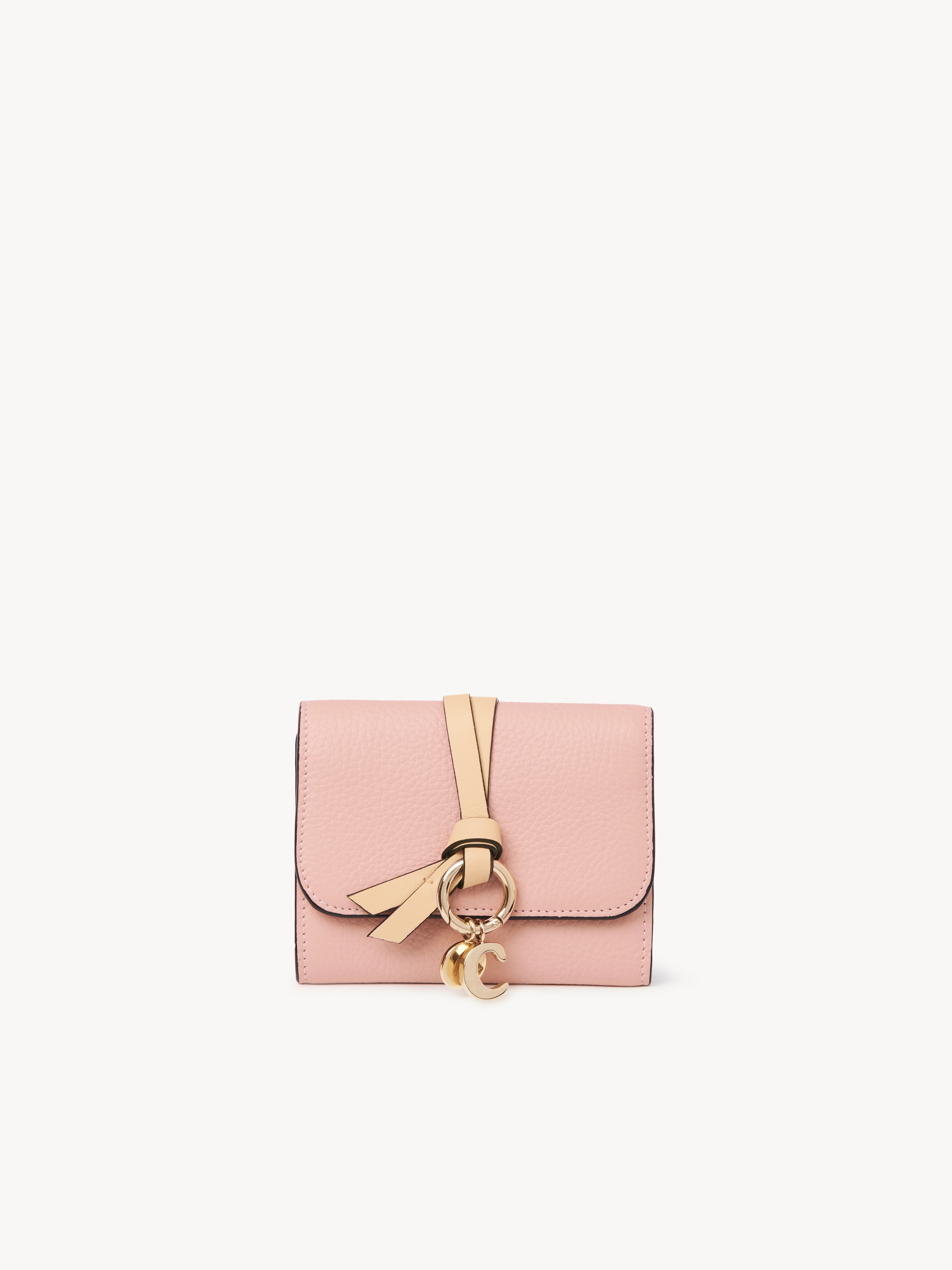 Cartera Alphabet de cuero granulado - NaN